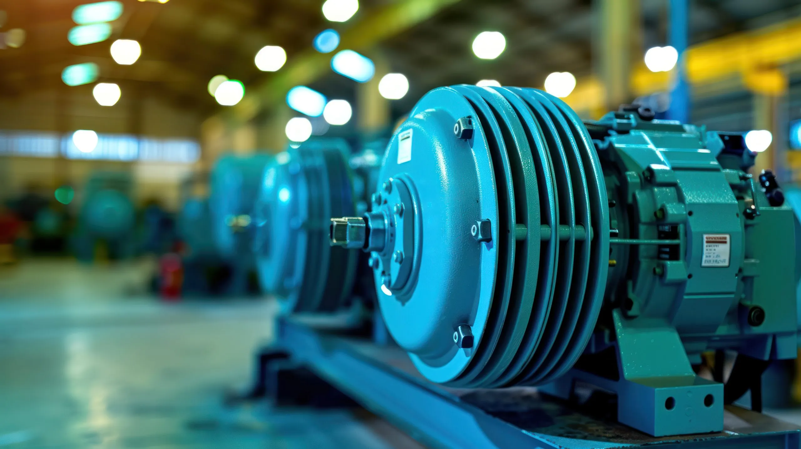 India AC Motor Drives System Market Gains Momentum as VFD Demand Reaches USD 0.49 Billion closeup-blue-industrial-fan-motor-factory-setting-scaled