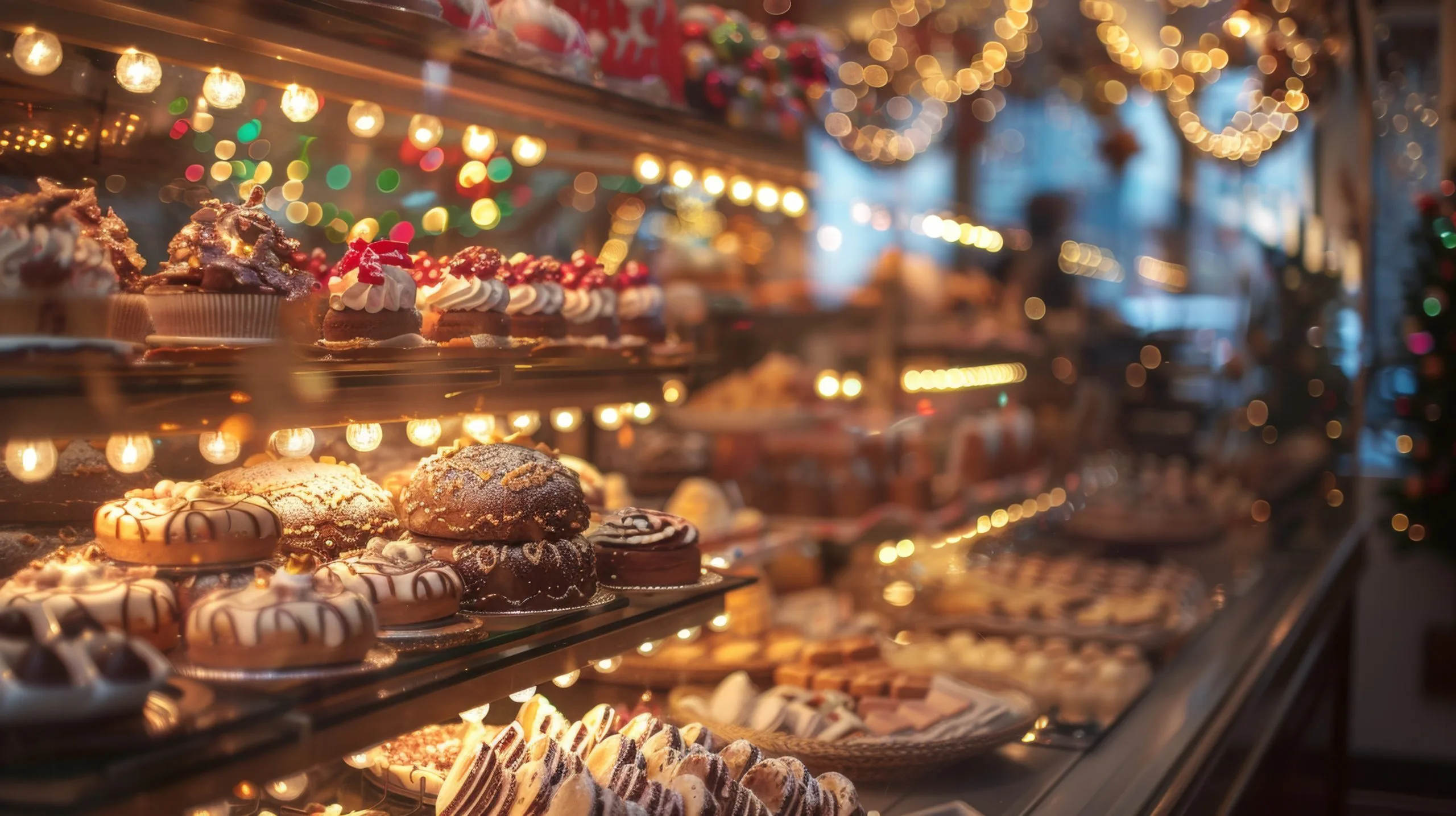 Singapore Bakery Products Market Outlook to 2035 display-pastries-with-christmas-lights-them-scaled