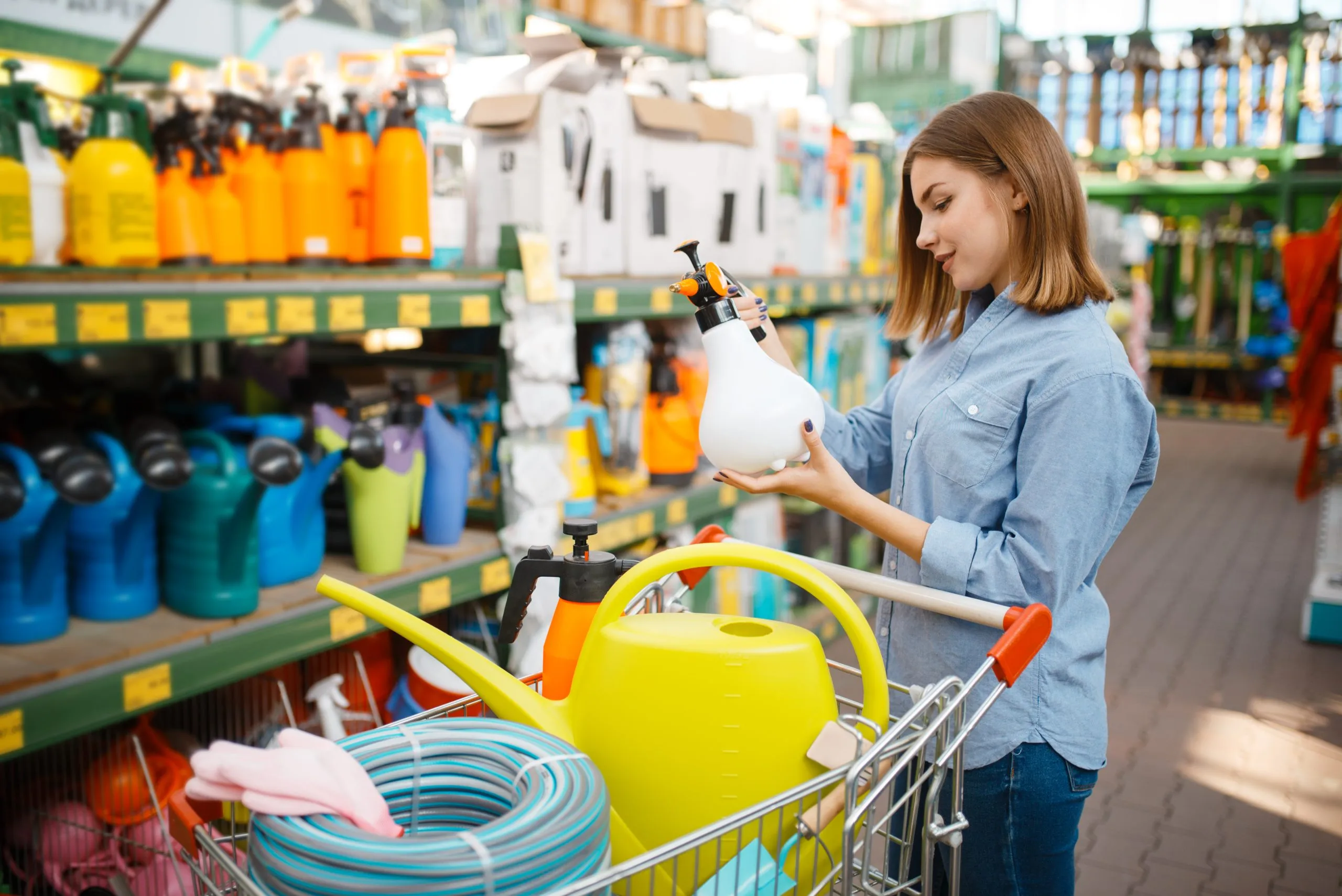 Brazil Household Cleaners Market Growth Driven by Hygiene Awareness and 4.64% CAGR Expansion female-customer-choosing-gardening-tools-shop-gardeners-woman-buying-equipment-store-floriculture-florist-instrument-purchasing-scaled
