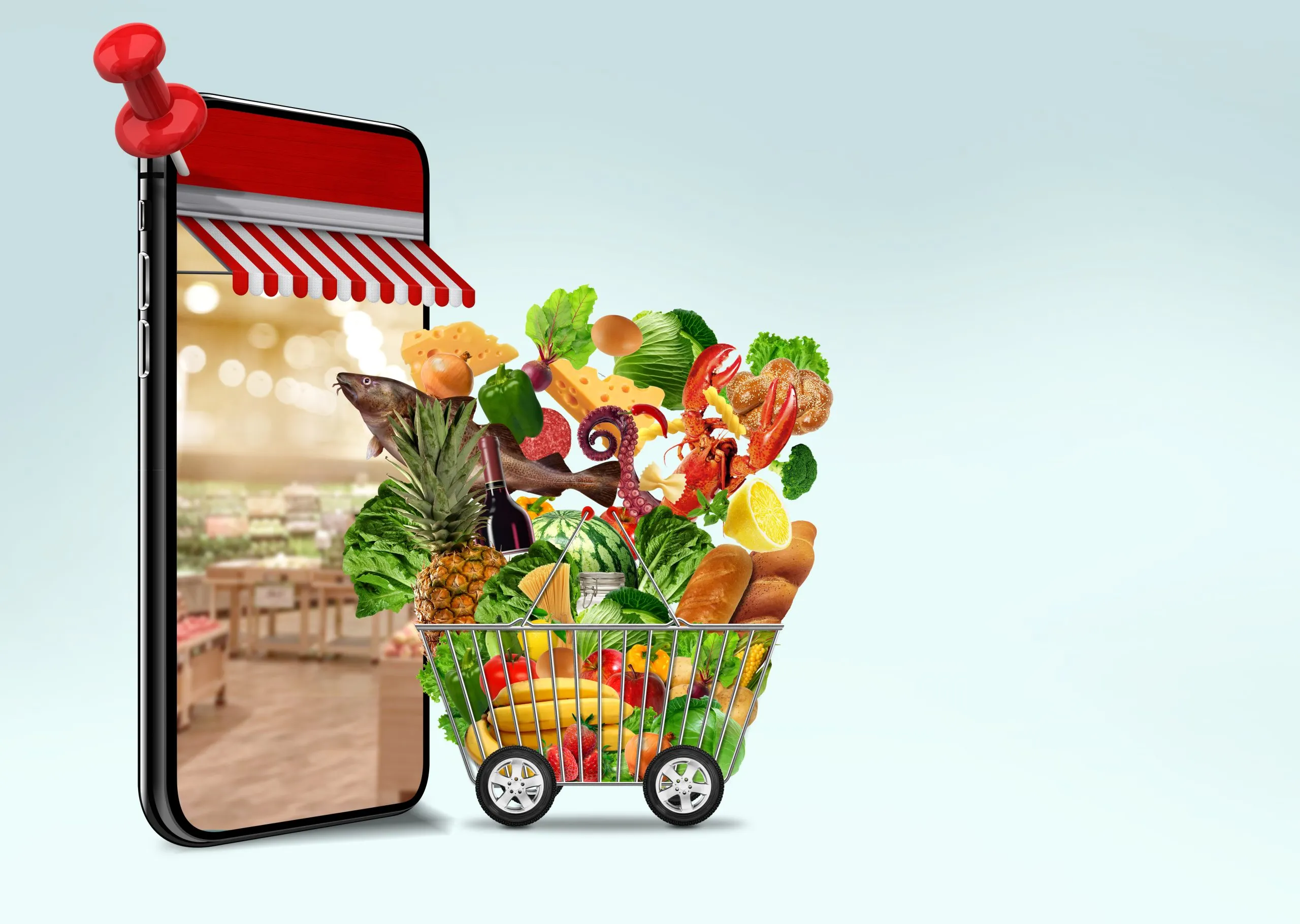 KSA Online Grocery Delivery Market Surpasses $1.5 Billion Driven by Rapid Digital Adoption food-delivery-concept-scaled