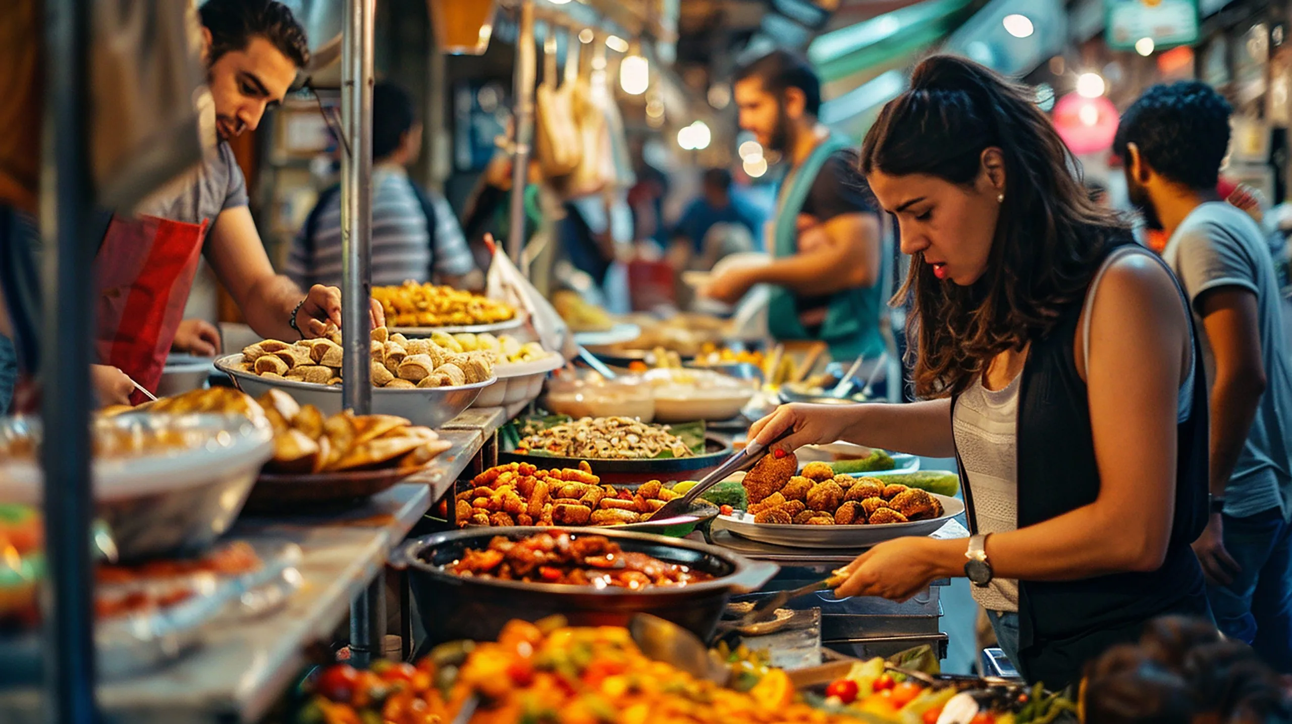 Philippines Foodservice Market Eyes USD 41 Billion Opportunity as Middle Class Spending and Delivery Demand Rise food-market-foreign-city-with-couple-scaled