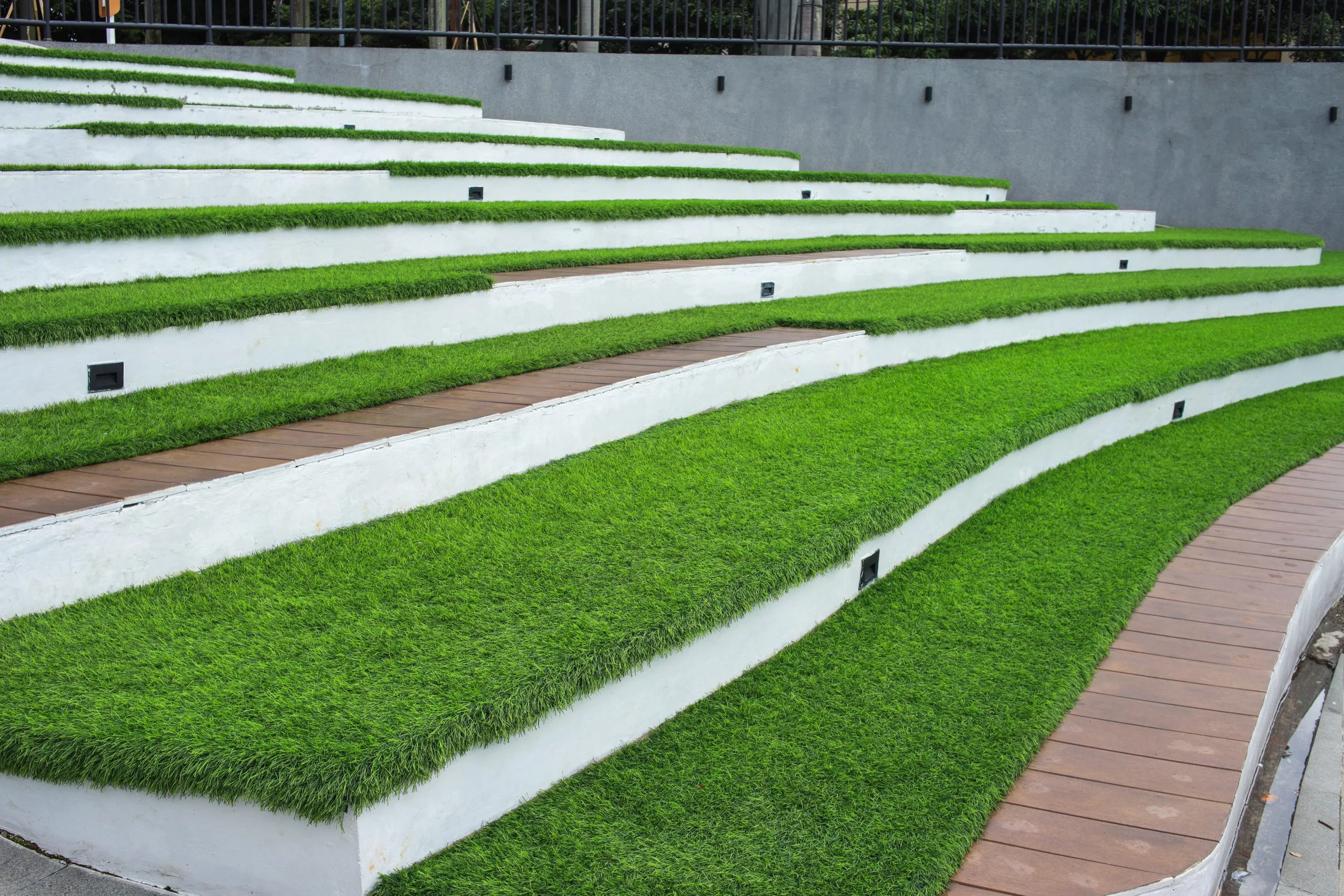 Nigeria Artificial Turf Market Adoption Rises as Polyethylene Turf Generates US$5.2 Billion Globally grass-seating-outdoor-amphitheater-scaled