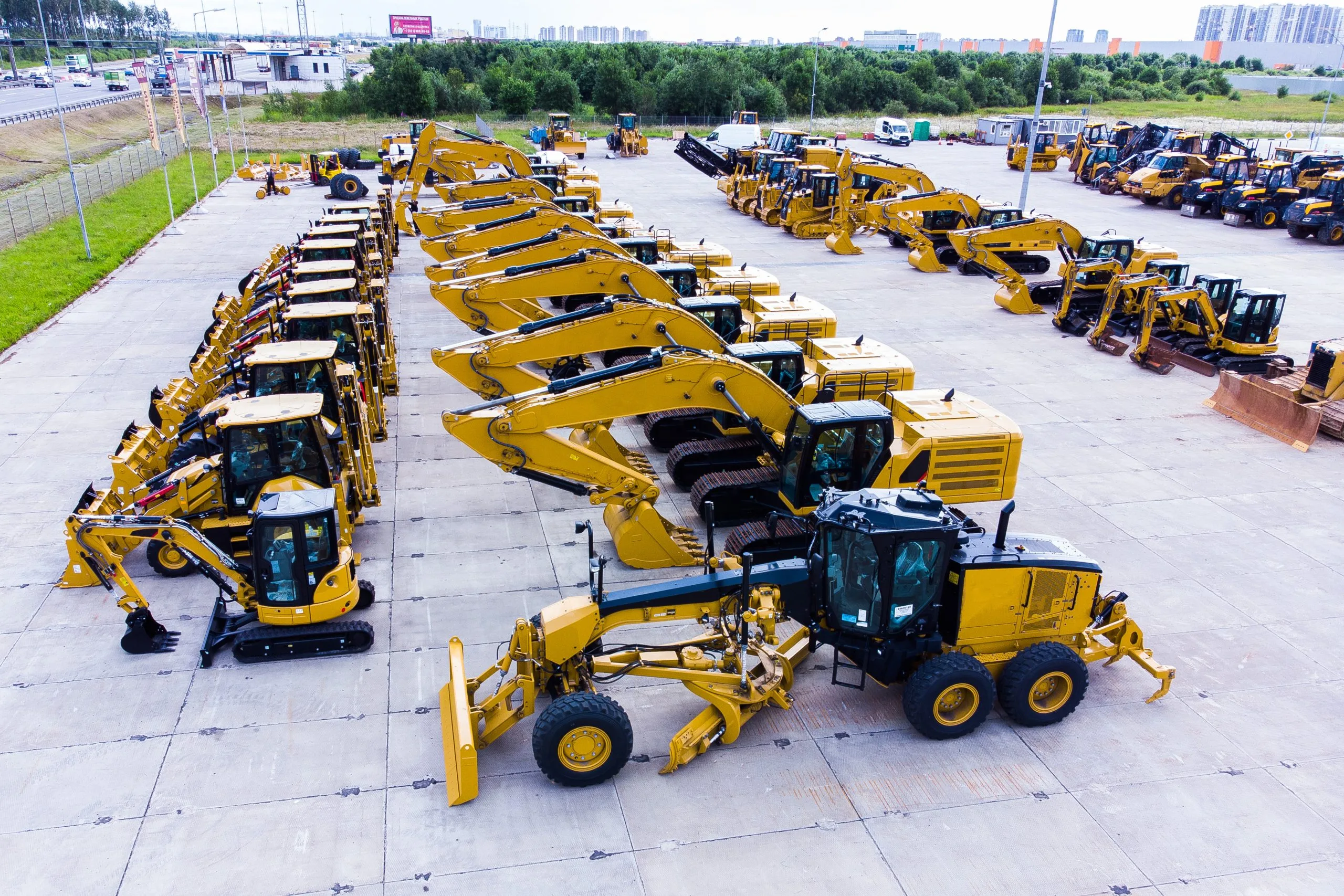 Japan Agriculture Machinery Market Grows at Over 5 Percent CAGR with Strong Mechanization Trends heavy-construction-equipment-store-excavator-bulldozer-grader-front-loader-aerial-view-scaled