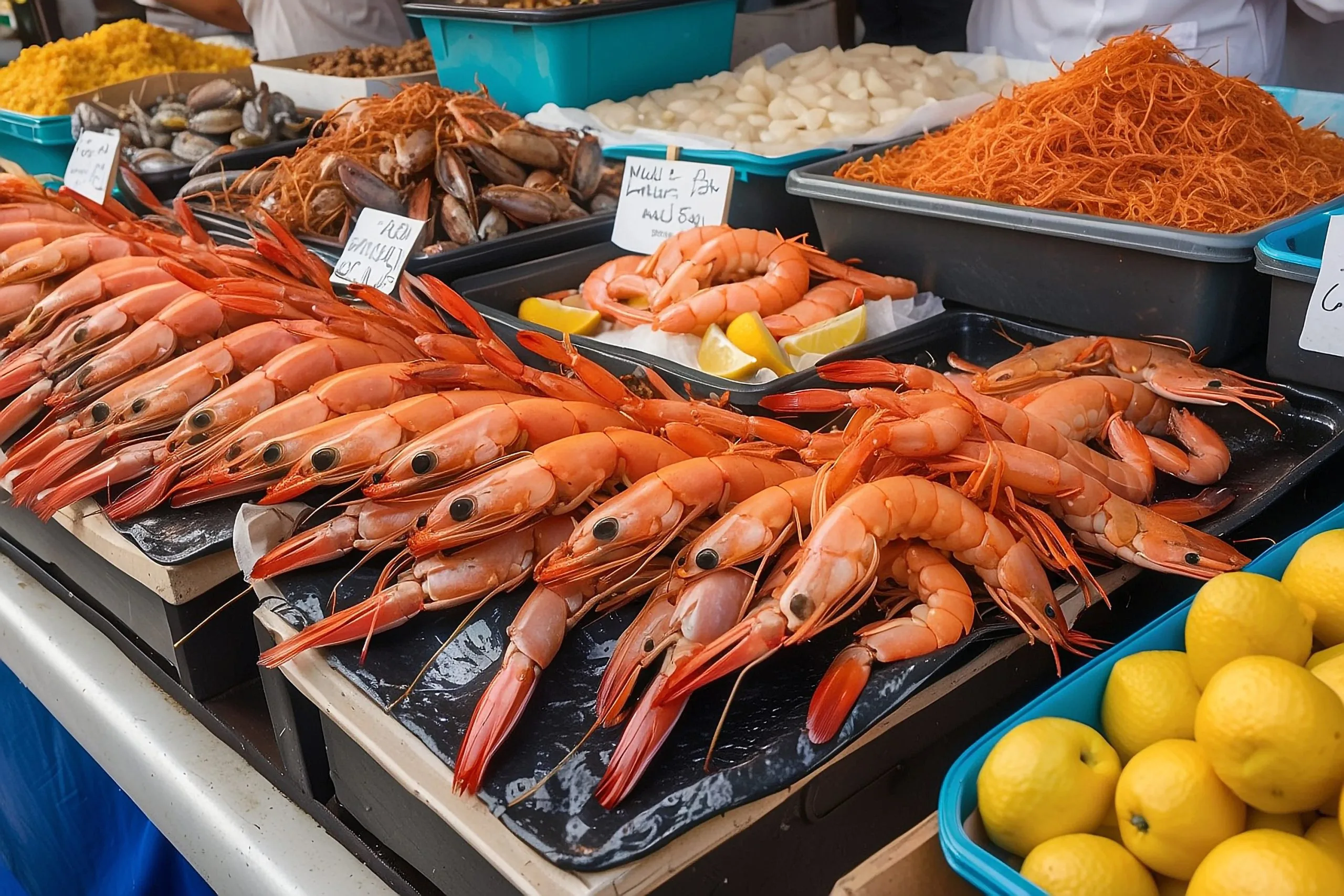 Philippines Shrimp Market Outlook to 2035 image-shrimp-seafood-stall-market-island-tenerife-2-scaled