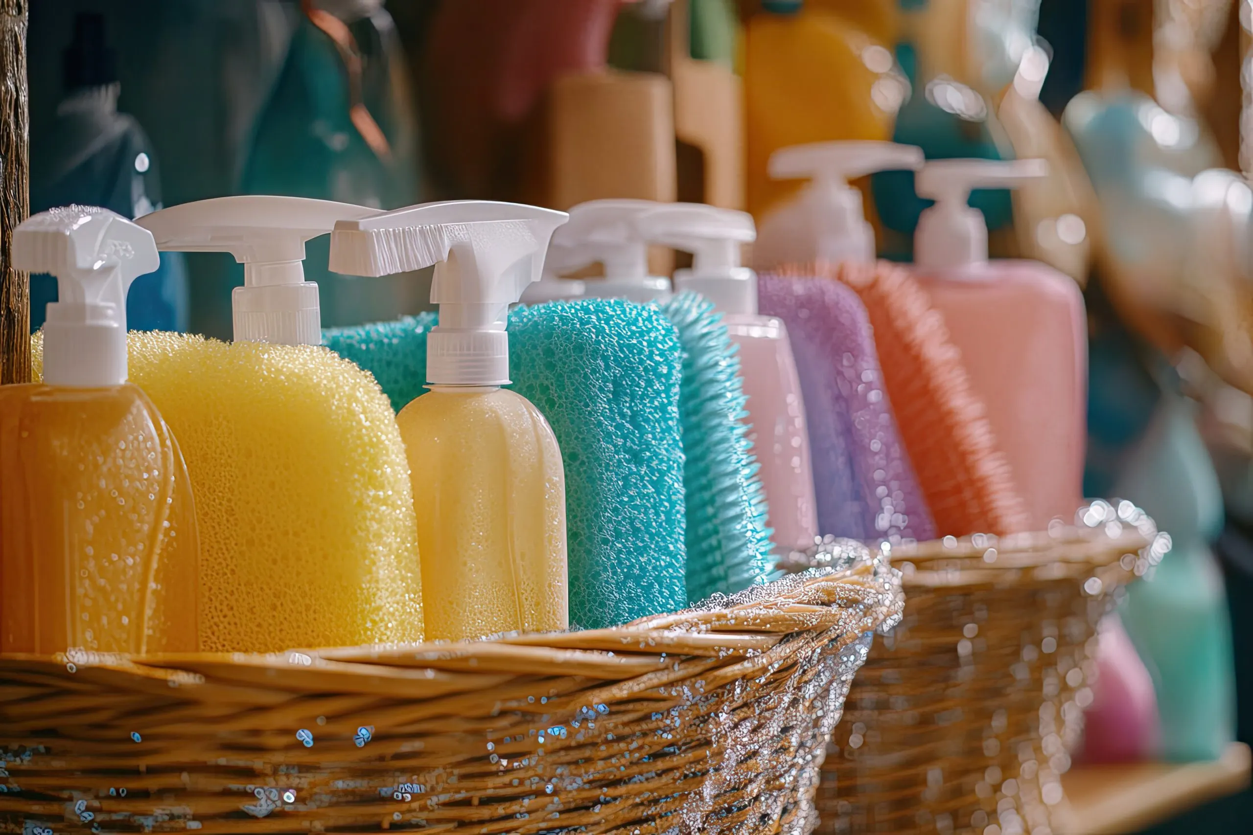 India Face Wash Market Expands as Herbal Products Capture Nearly 40 Percent Share set-detergents-basket-cleaning-agent-rag-sponge-brushes-cleaning-service-concept-scaled