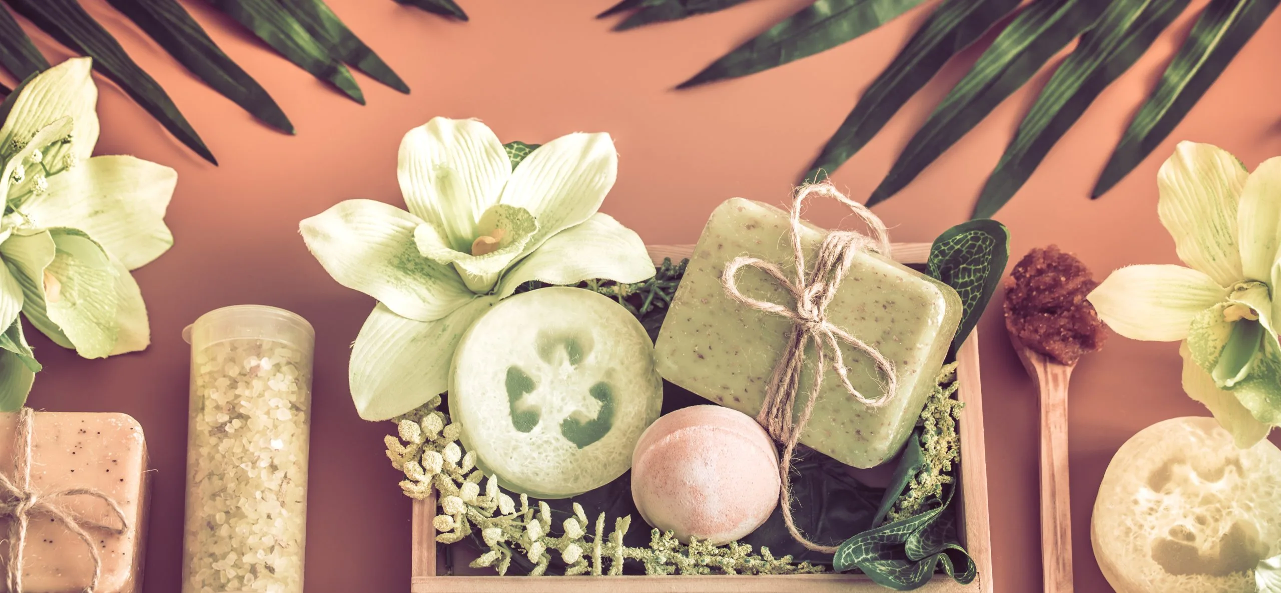 KSA Organic Personal Care Market Grows at 6.89 Percent CAGR Amid Rising Preference for Natural Products spa-composition-with-items-body-care-colored-wall-scaled