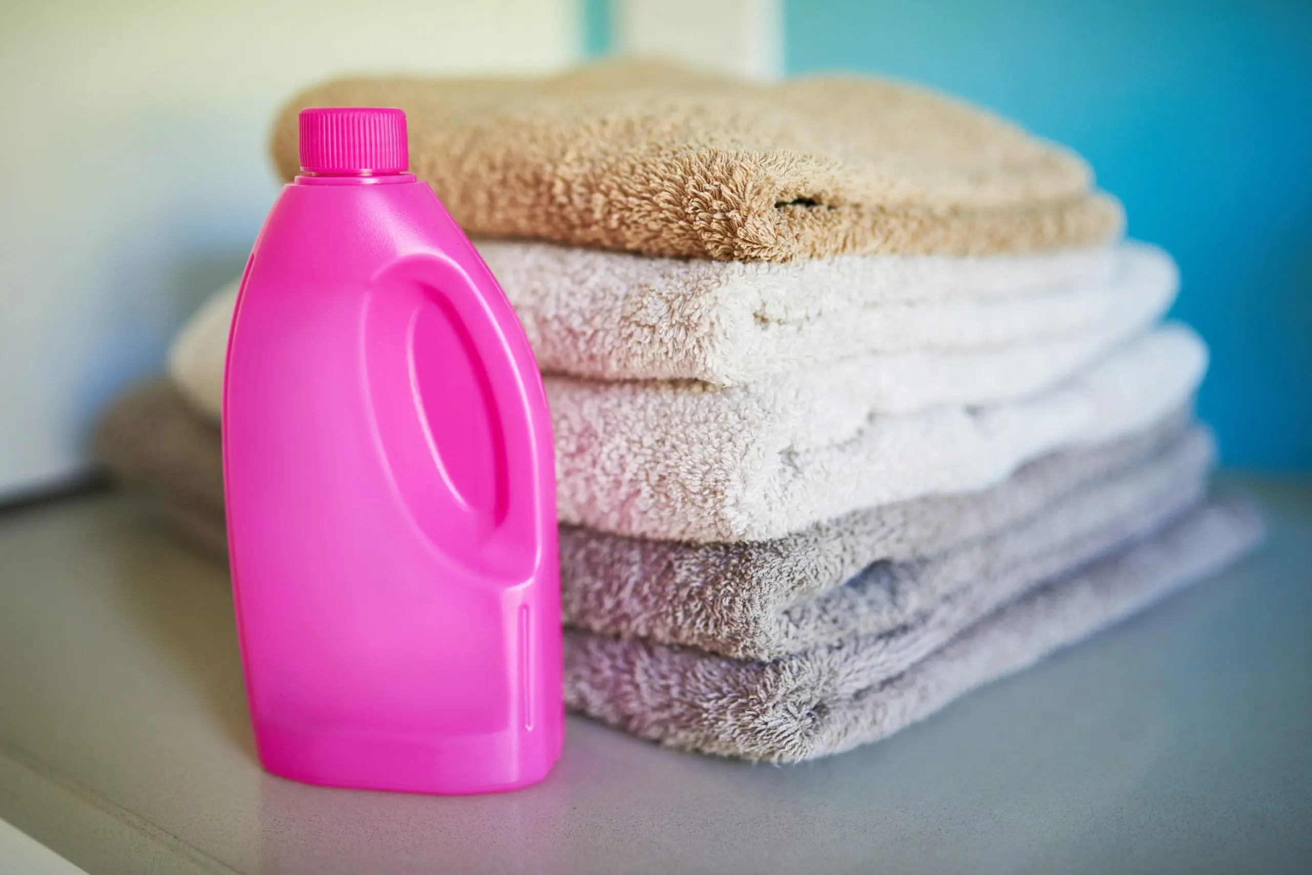 South Africa Fabric Conditioners Market Growth Backed by 3.3% Laundry Care CAGR, Fragrance, and Fabric Care Awareness towels-detergent-washing-laundry-cleaning-chemical-cotton-bacteria-product-household-cloth-sanitary-folded-neat-organizing-linen-with-soap-as-service-stack-hygiene-scaled