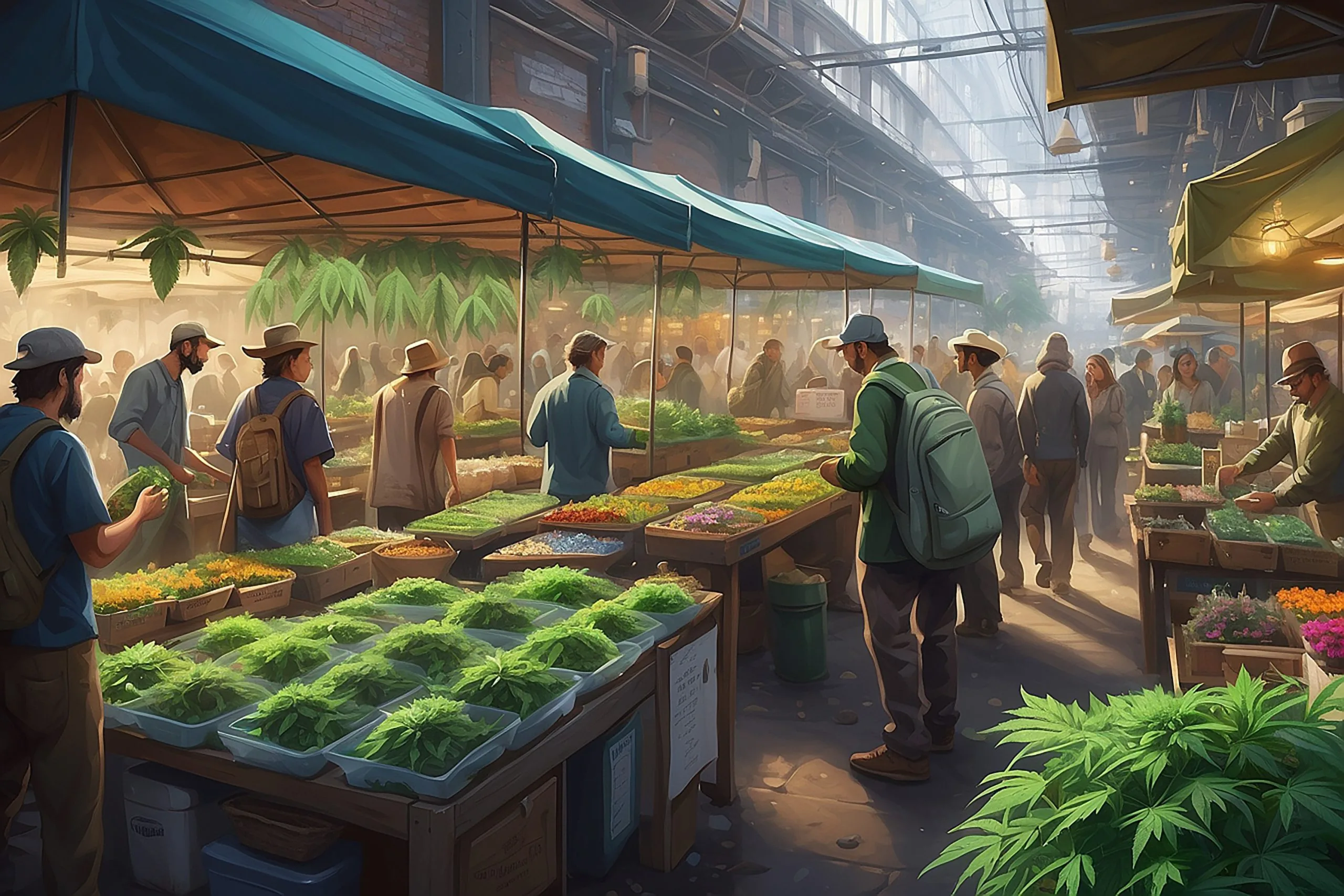Japan Agriculture Inputs Market Driven by Rising Fertilizer Demand Growing at Over 5 Percent vibrant-calendula-flower-market-digital-painting-scaled
