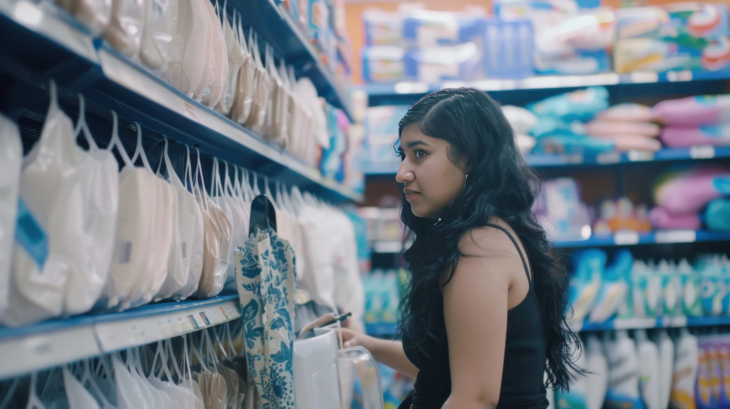 Vietnam Adult Diaper Market Surges with 8 Percent Increase in Home Healthcare Adoption young-woman-shopping-household-items-store-aisle-scaled