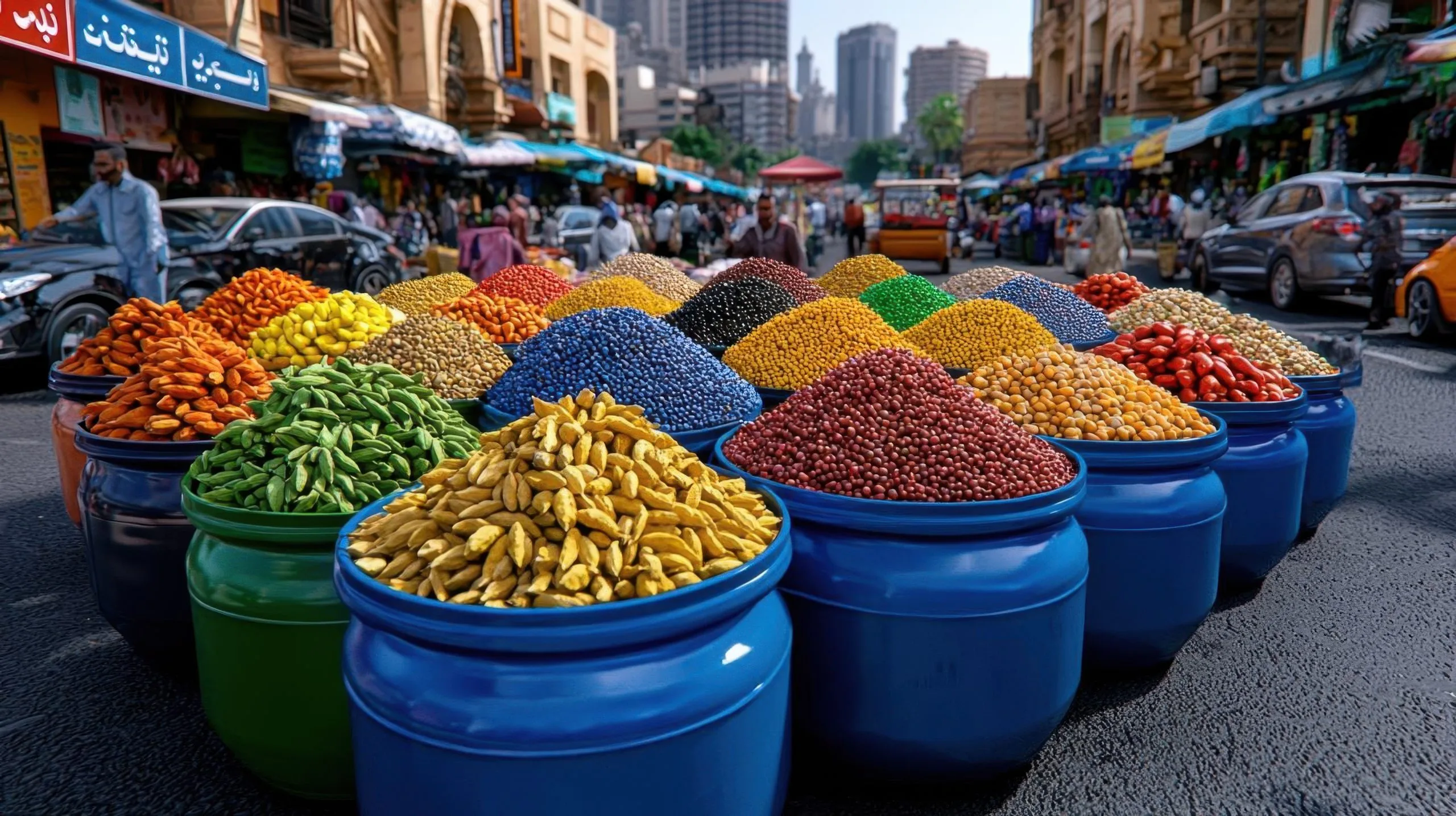 South Africa Food Additives Market Outlook to 2035 8k-photorealistic-image-busy-street-market-with-colorful-stalls-exotic-spices-locals-going-about-their-daily-lives-creating-vibrant-bustling-atmosphere-scaled