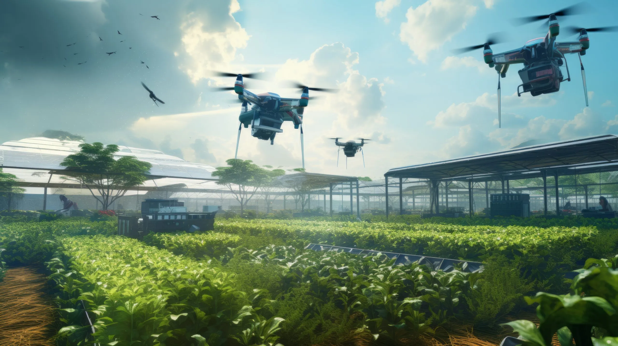 Singapore Agriculture Drones Market Creates Opportunities as Agriculture Drone Demand Moves Toward USD 18.03 Billion Globally agriculture-drone-fly-sprayed-fertilizer-water-holmone-sweet-corn-fields-neural-network-ai-generated-scaled