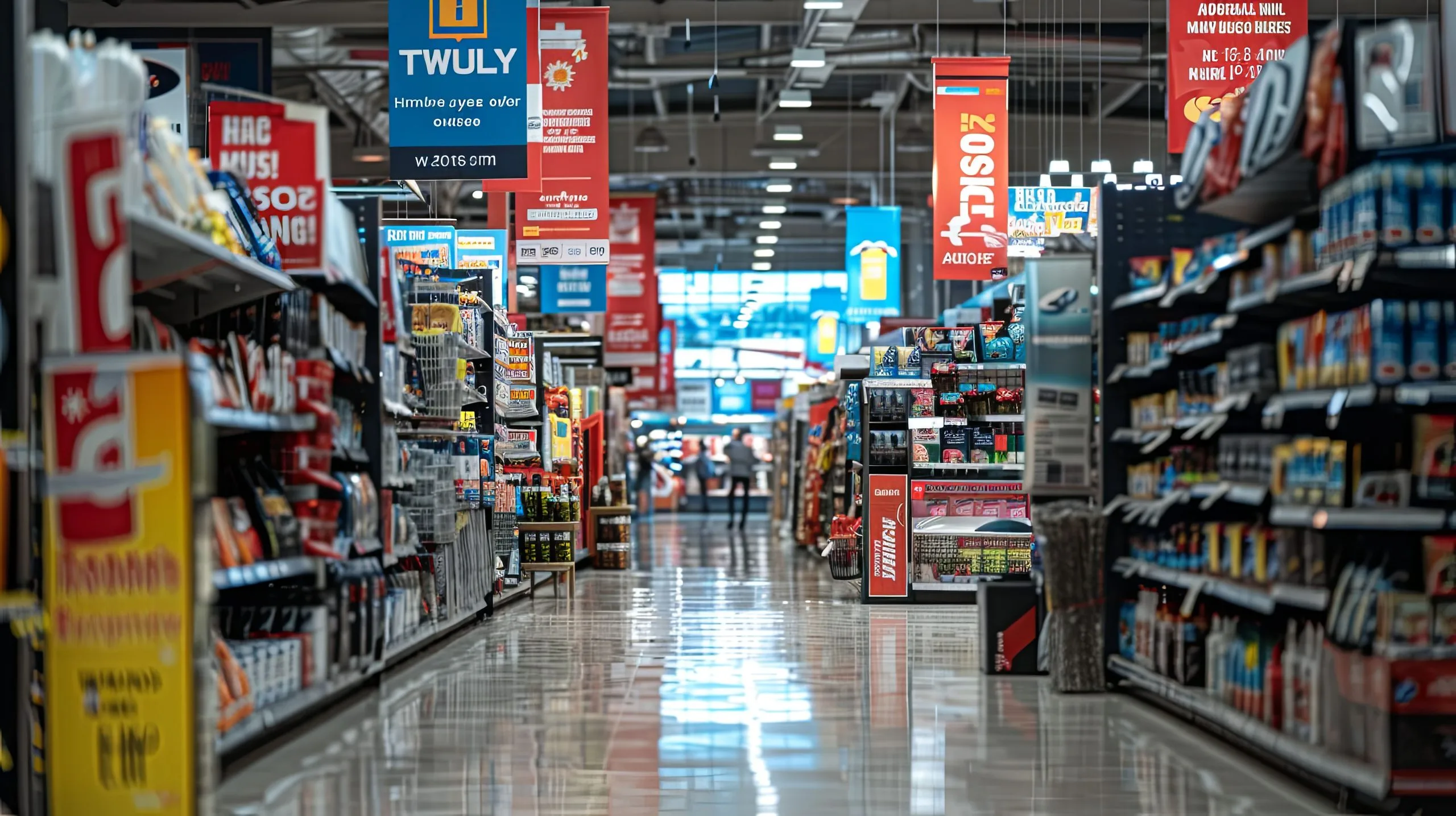 Nigeria Hardware Stores Retail Market Builds Opportunity as Global DIY Home Improvement Retailing Grows by USD 244.1 Billion aisle-super-market-with-colorful-products-signs-scaled