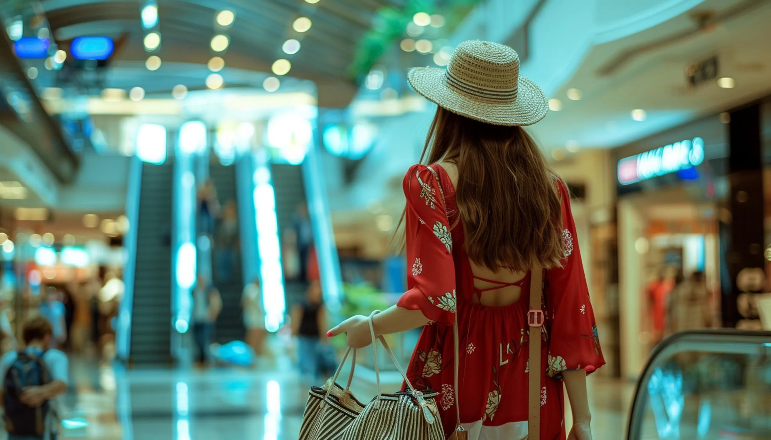 UK Duty Free and Travel Retail Market Set to Reach USD 2.08 Billion as International Travel Retail Expands beautiful-young-woman-shopping-mall-shopping-scaled