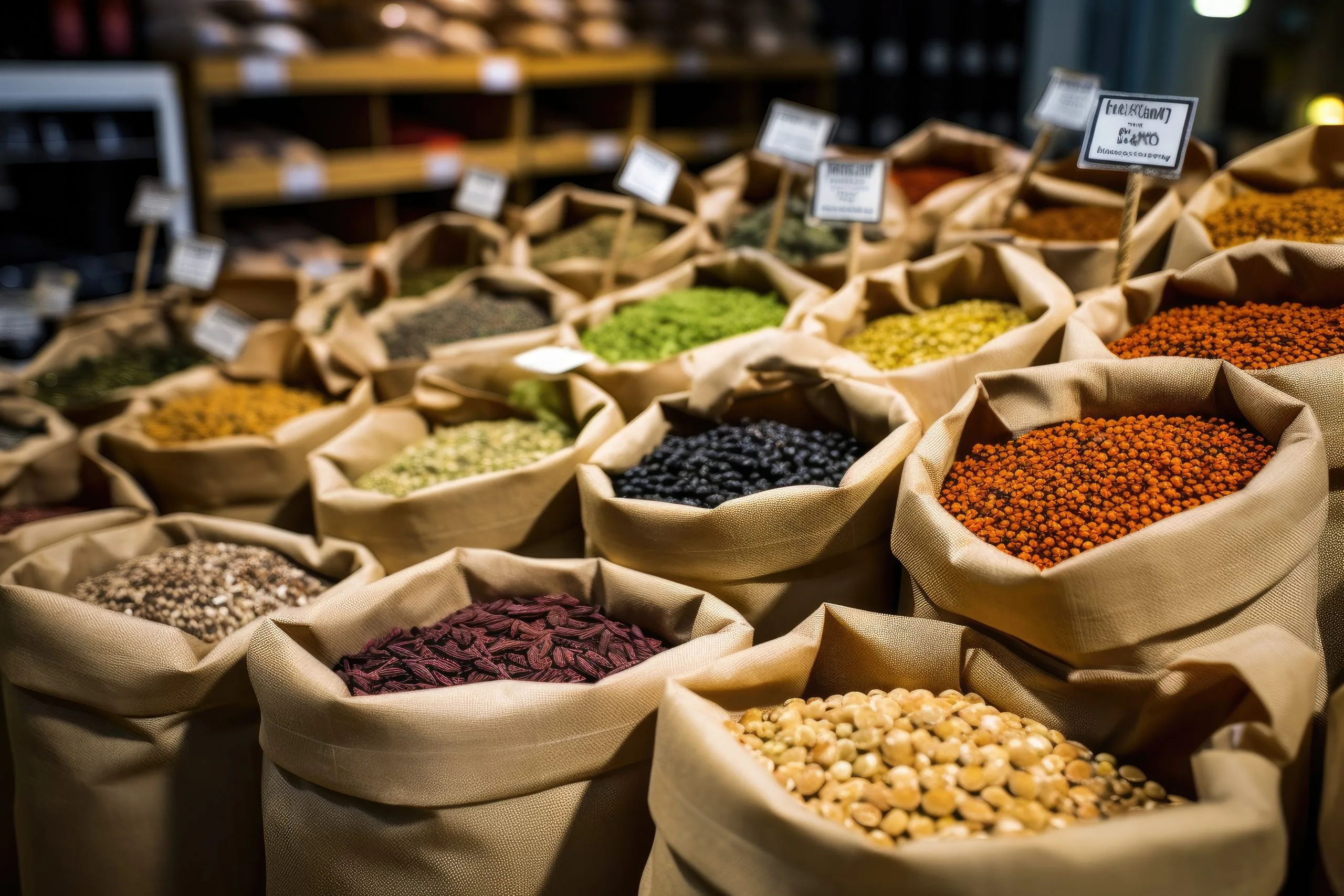 Brazil Vegetable Seed Market Backed by a National Seed Industry Expected to Reach USD 930 Million bulk-bags-legumes-natural-food-store-zero-waste-store-scaled