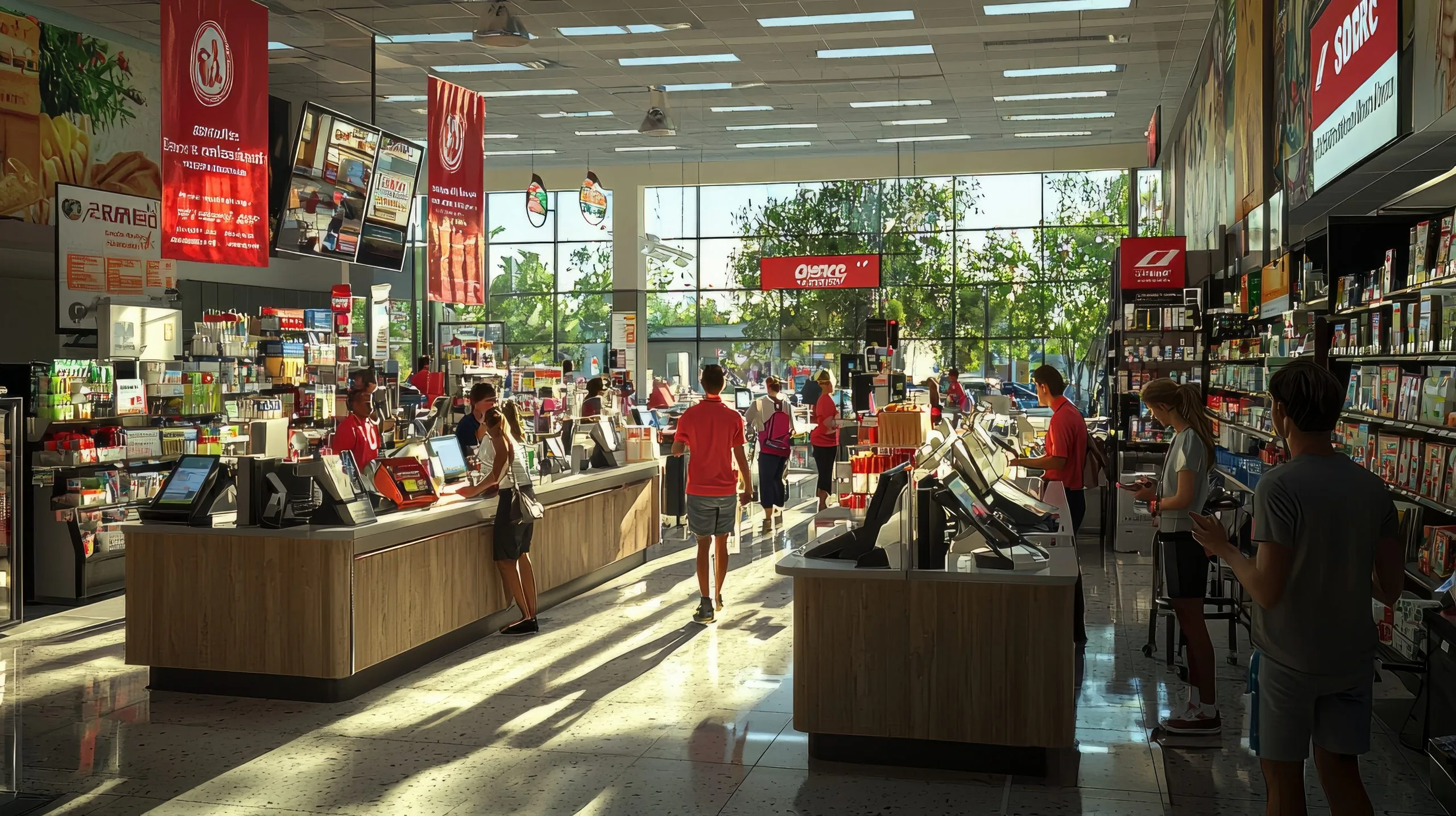 India Duty Free and Travel Retail Market Grows at 3.69 Percent CAGR Driven by Luxury Spirits and Premium Goods customers-shopping-large-retail-store-with-many-checkout-counters-scaled