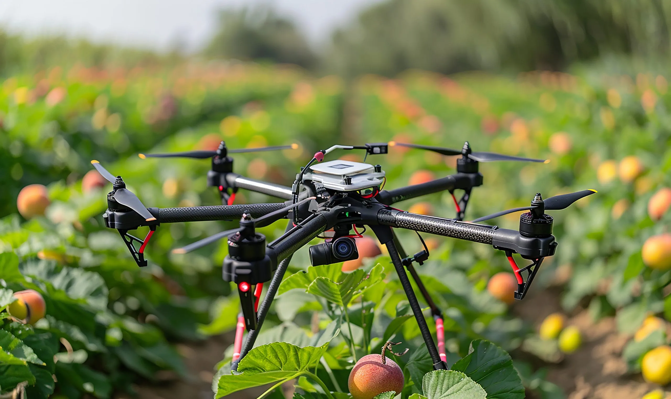 Nigeria Agriculture Drones Market Creates Opportunities as Crop Spraying and Spreading Grow at 18.0 Percent CAGR drone-is-attached-crop-strawberry-plants-scaled