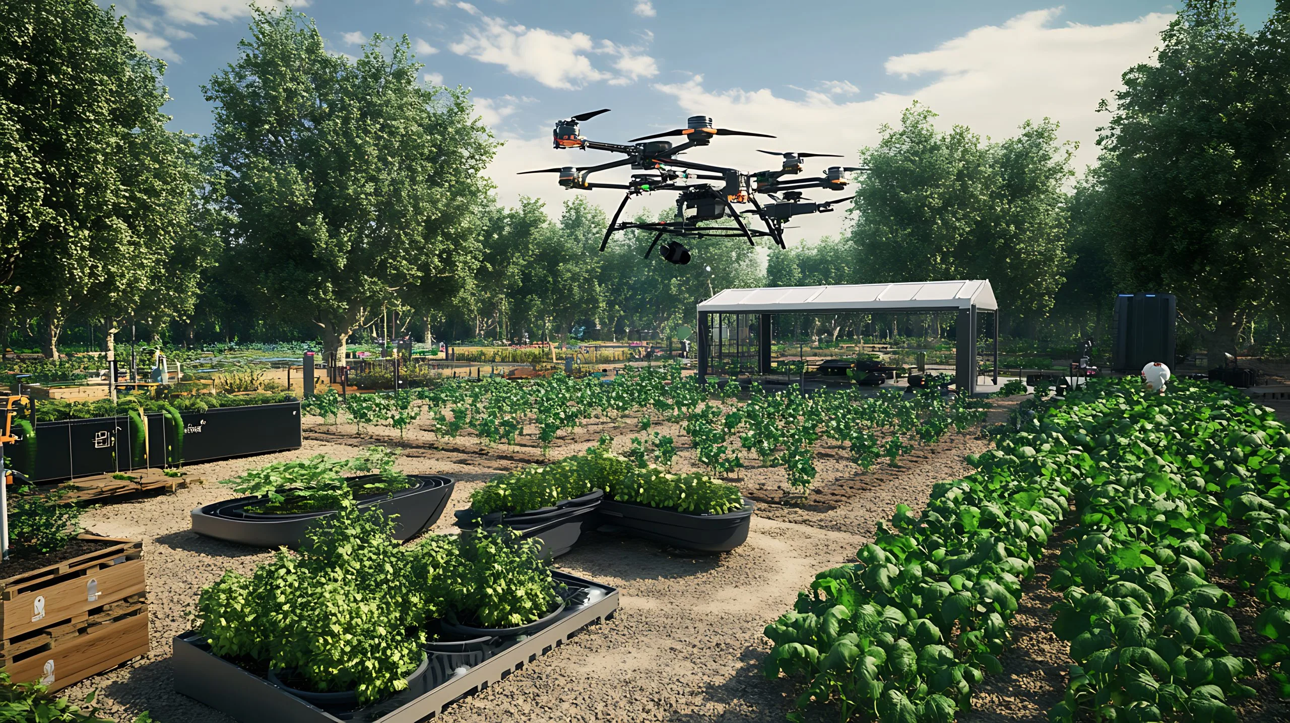 USA Agriculture Drones Market Builds Opportunity as Field Mapping Expands at Over 24 Percent CAGR drone-surveying-modern-farm-scaled