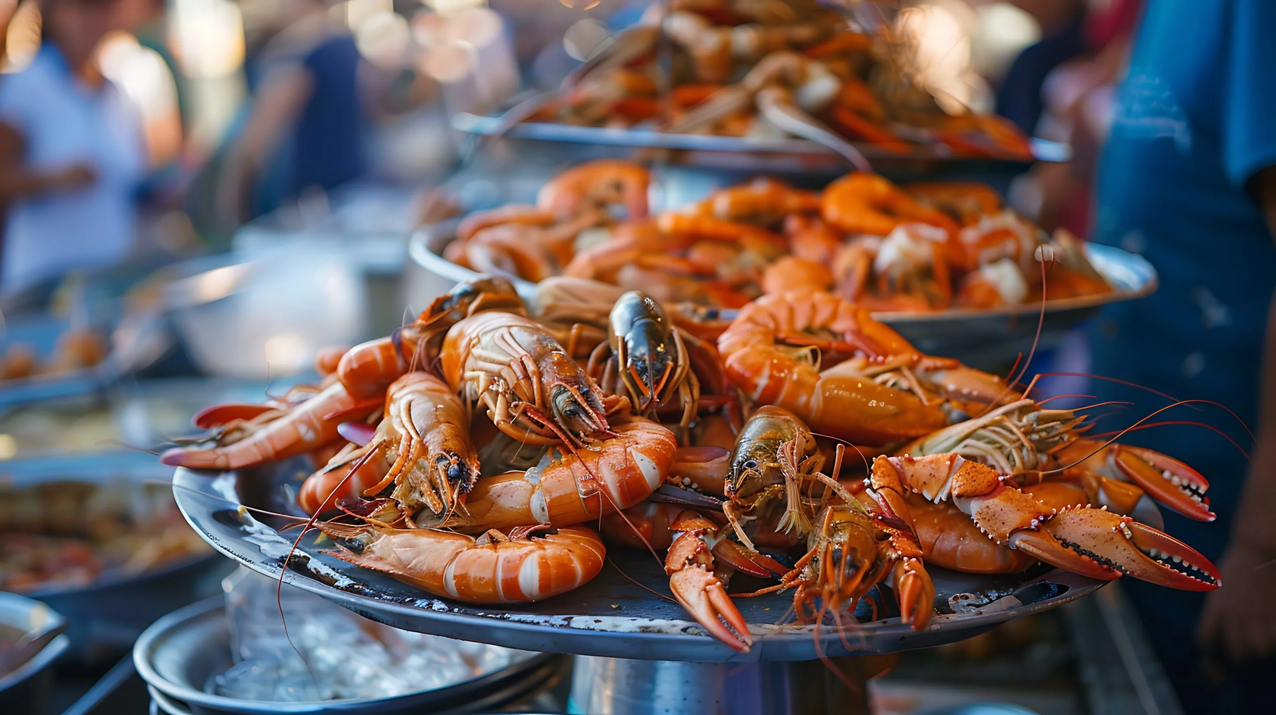 South Africa Shrimp Market Set to Reach USD 1.45 Billion as Retail and Foodservice Channels Expand grocery-food-store-shopping-supermarket-retail-shelf-person-shop-product-buying-scaled