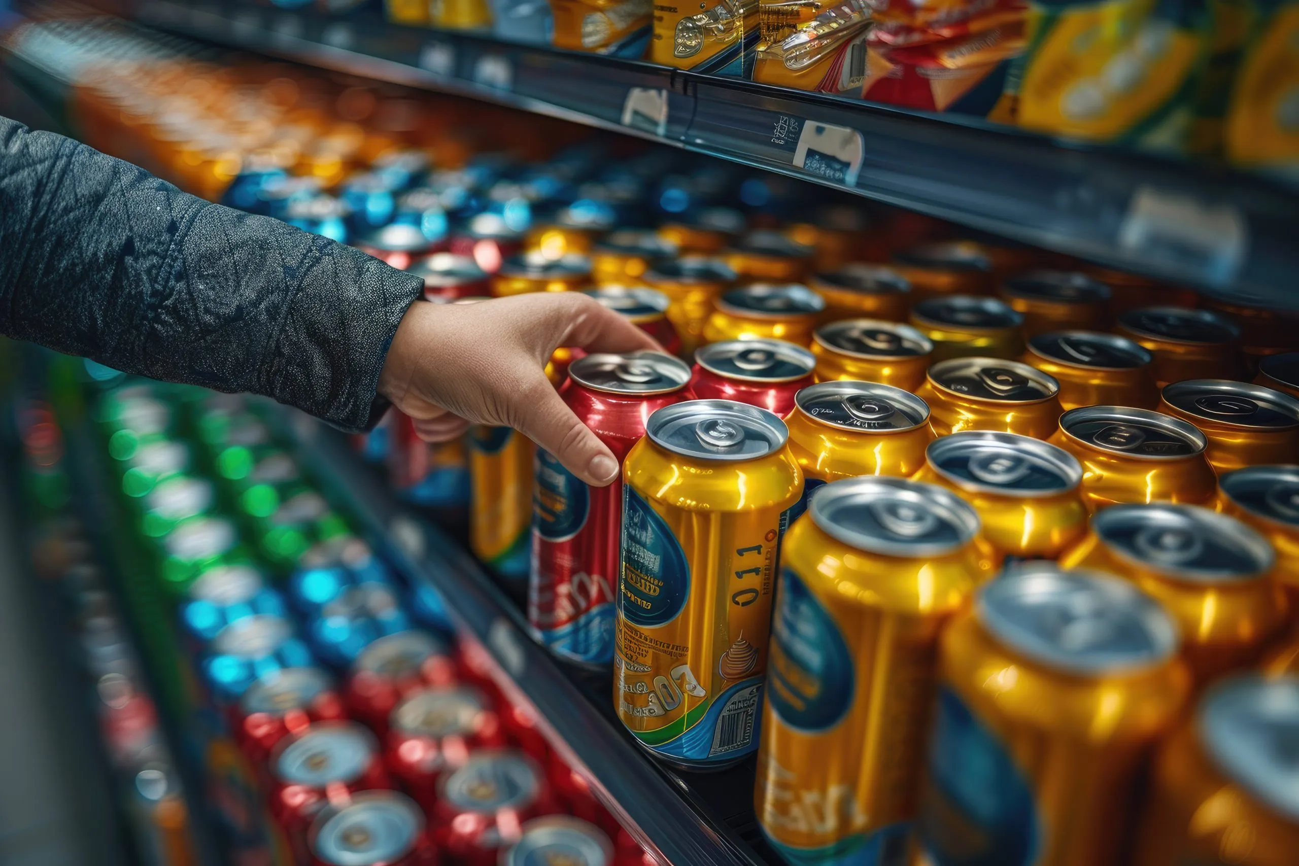 India Energy Drink Market Outlook to 2035 hand-is-grabbing-drink-fridge-professional-photography-scaled
