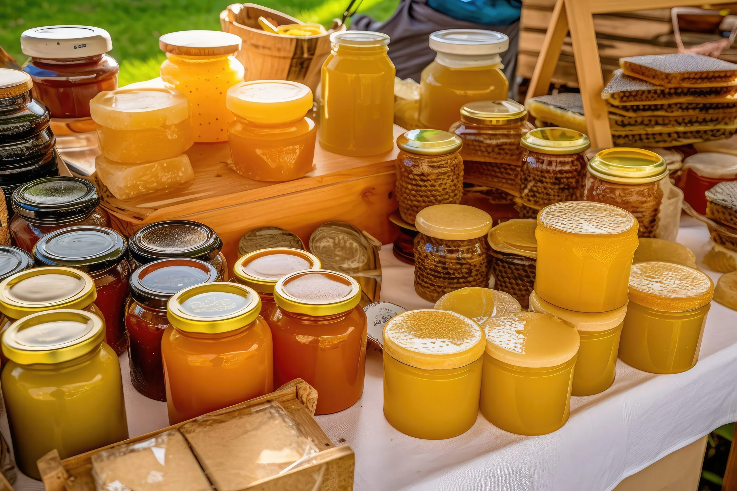 Nigeria Food Emulsifiers Market Outlook to 2035 honey-beeswax-products-vibrant-farmers-market-scaled