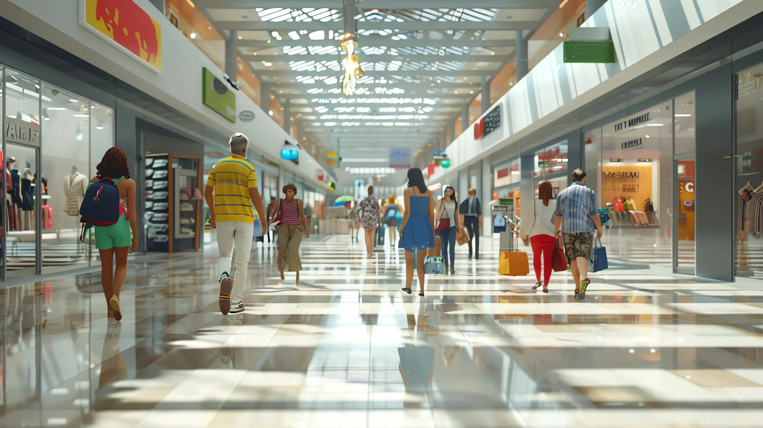 Philippines Duty Free And Travel Retail Market Expands as Global Travel Retail Heads Toward USD 156.15 Billion image-is-interior-modern-shopping-mall-floor-is-made-shiny-marble-tiles-walls-are-lined-with-shops-scaled