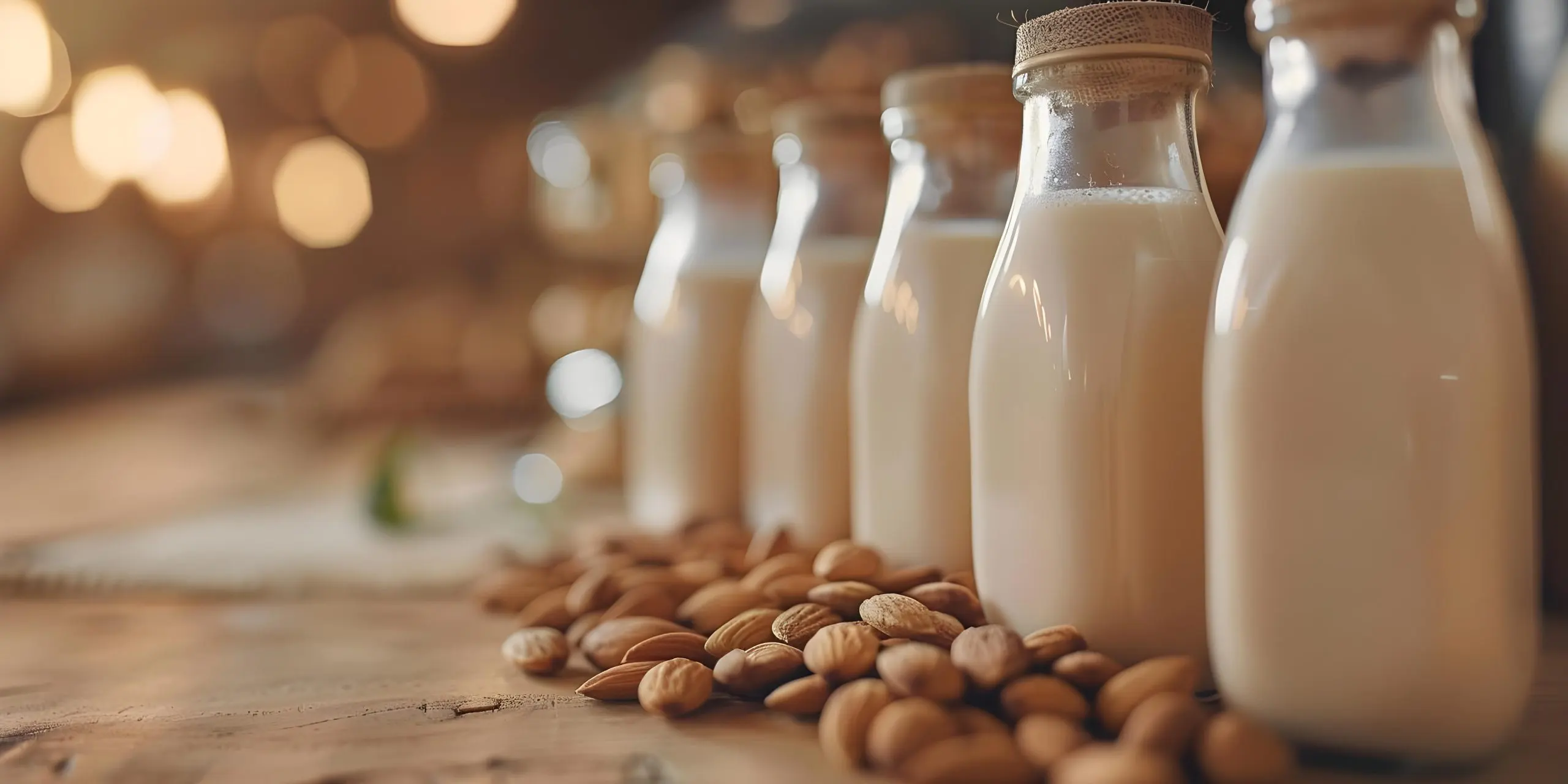 Nigeria Almond Milk Market Expected to Reach USD 220 Million Driven by Rising Demand for Plant-Based Nutrition lactosefree-almond-milk-bottles-healthy-vegetarian-milk-alternative-concept-dairyfree-alternatives-almond-milk-lactosefree-vegetarian-healthy-choices-scaled