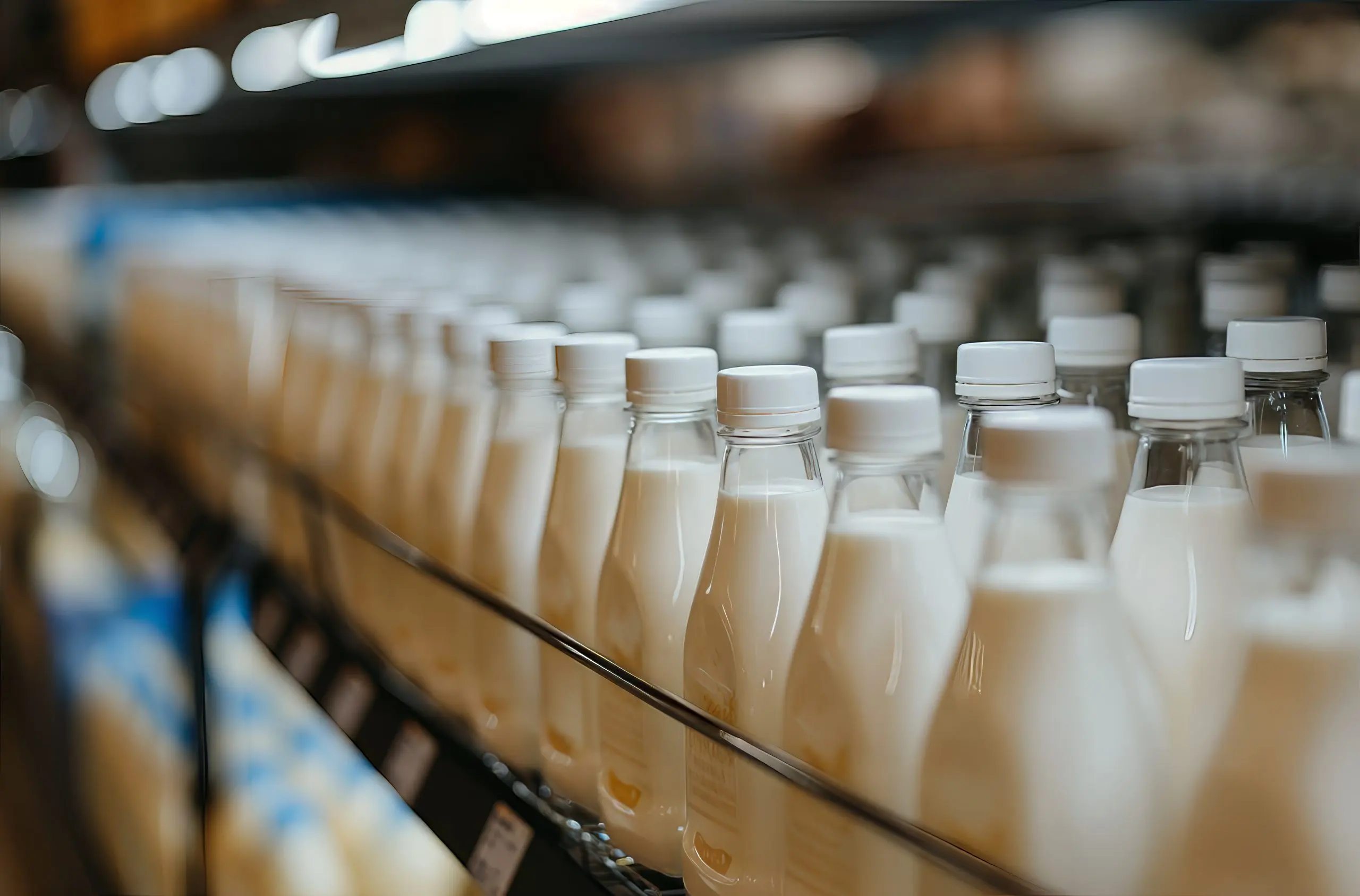 Singapore Sour Milk Drinks Market Gains Momentum as Probiotic Drinks Reach USD 163.92 Million many-milk-bottles-standing-shelf-supermarket-dairy-section-scaled