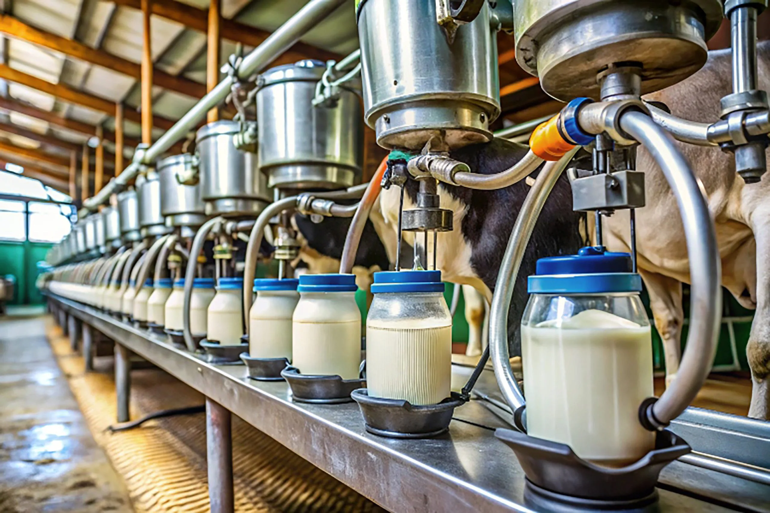 KSA Reconstituted Milk Market Set for 7.8% CAGR Growth Amid Expanding Consumption of Shelf-Stable Dairy Products milking-machine-closeup-milk-production-home-farm-replacement-manual-labor-with-automatic-machines-scaled