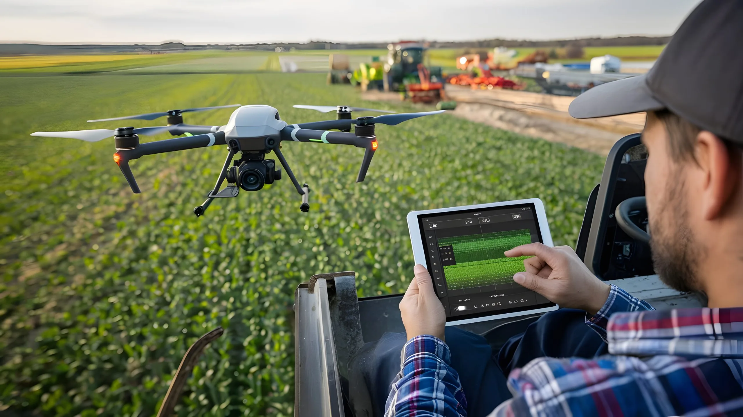 Vietnam Agriculture Drones Market Benefits as Global Agriculture Drones Move from USD 3.9 Billion to USD 13.2 Billion modern-smart-agriculture-with-robot-drone-virtual-data-advanced-farming-technology-future-scaled