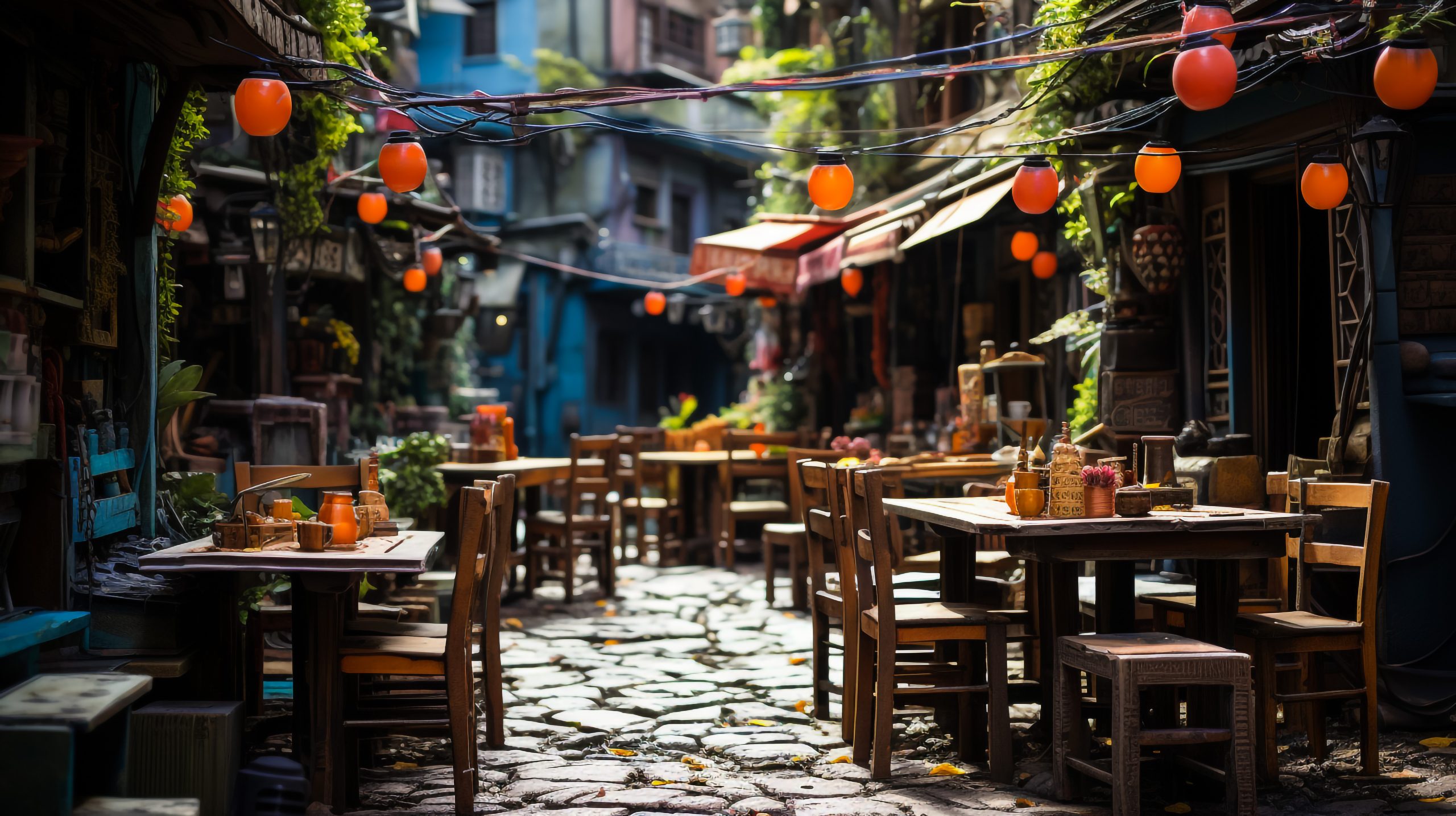 Vietnam Cafes and Bars Market Driven by More Than 38,000 Café and Bar Outlets Nationwide row-empty-tables-chairs-sidewalk-berlin-germany-scaled