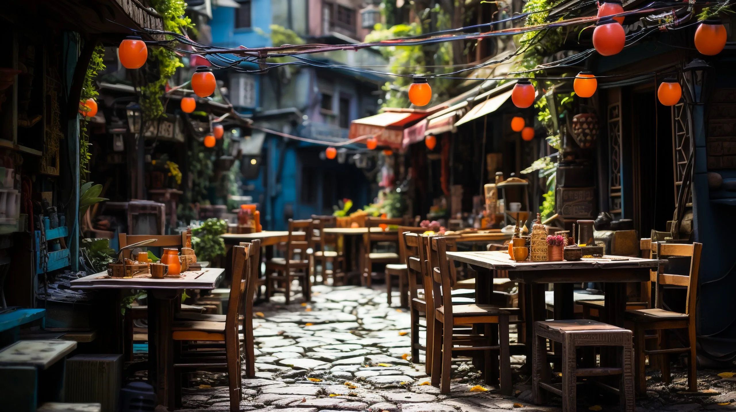 Vietnam Cafes and Bars Market Driven by More Than 38,000 Café and Bar Outlets Nationwide row-empty-tables-chairs-sidewalk-berlin-germany-scaled