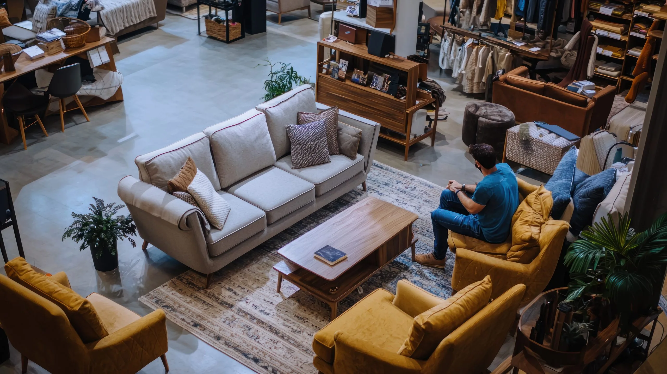 UK Furniture And Home Furnishing Market Set to Reach USD 38.21 Billion as Premium and Sustainable Furniture Gains Traction sales-associate-assists-customer-furniture-store-showing-them-selection-couches-chairs-scaled