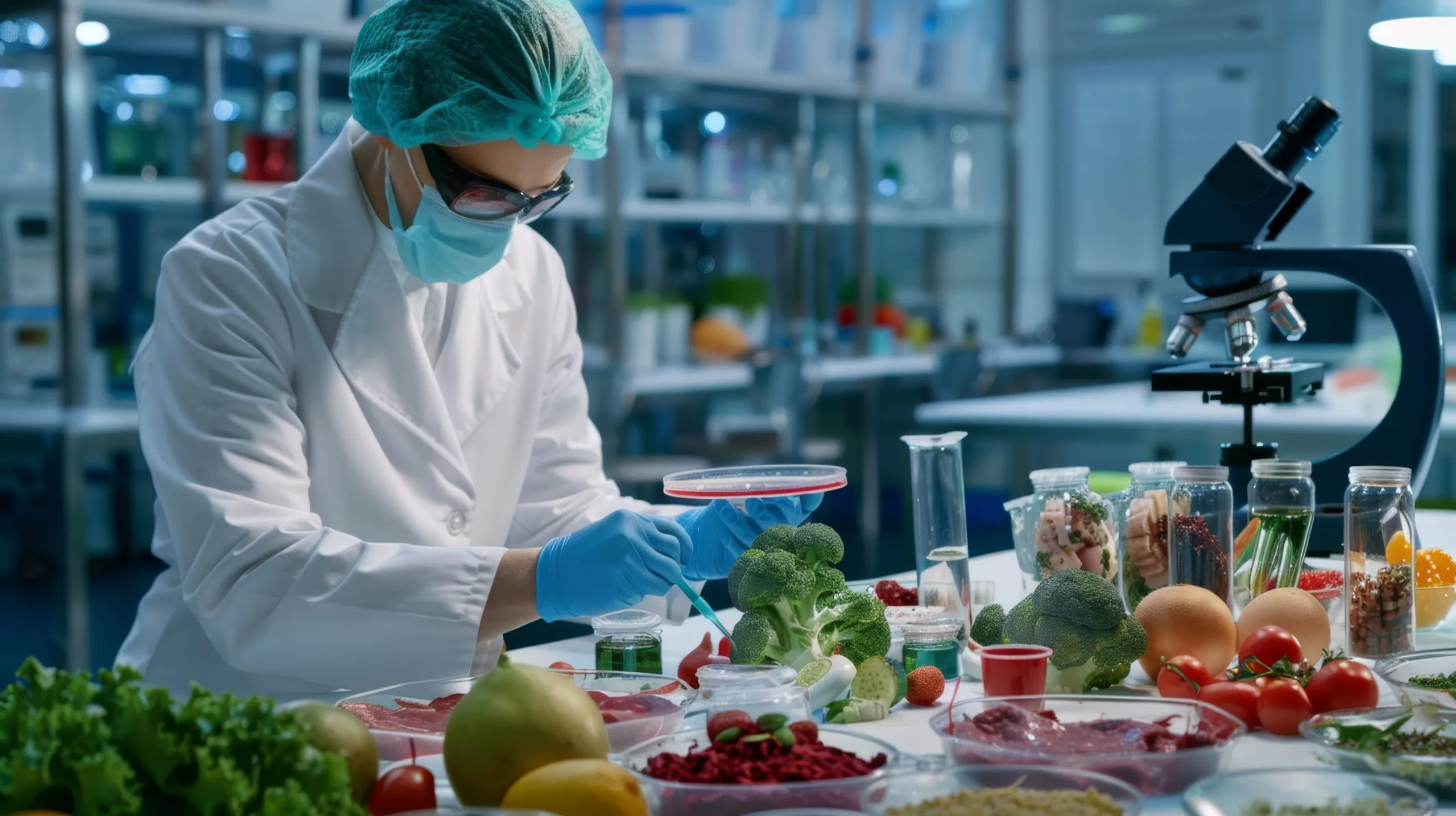 India Microbial Food Culture Market Outlook to 2035 scientist-testing-food-samples-scaled
