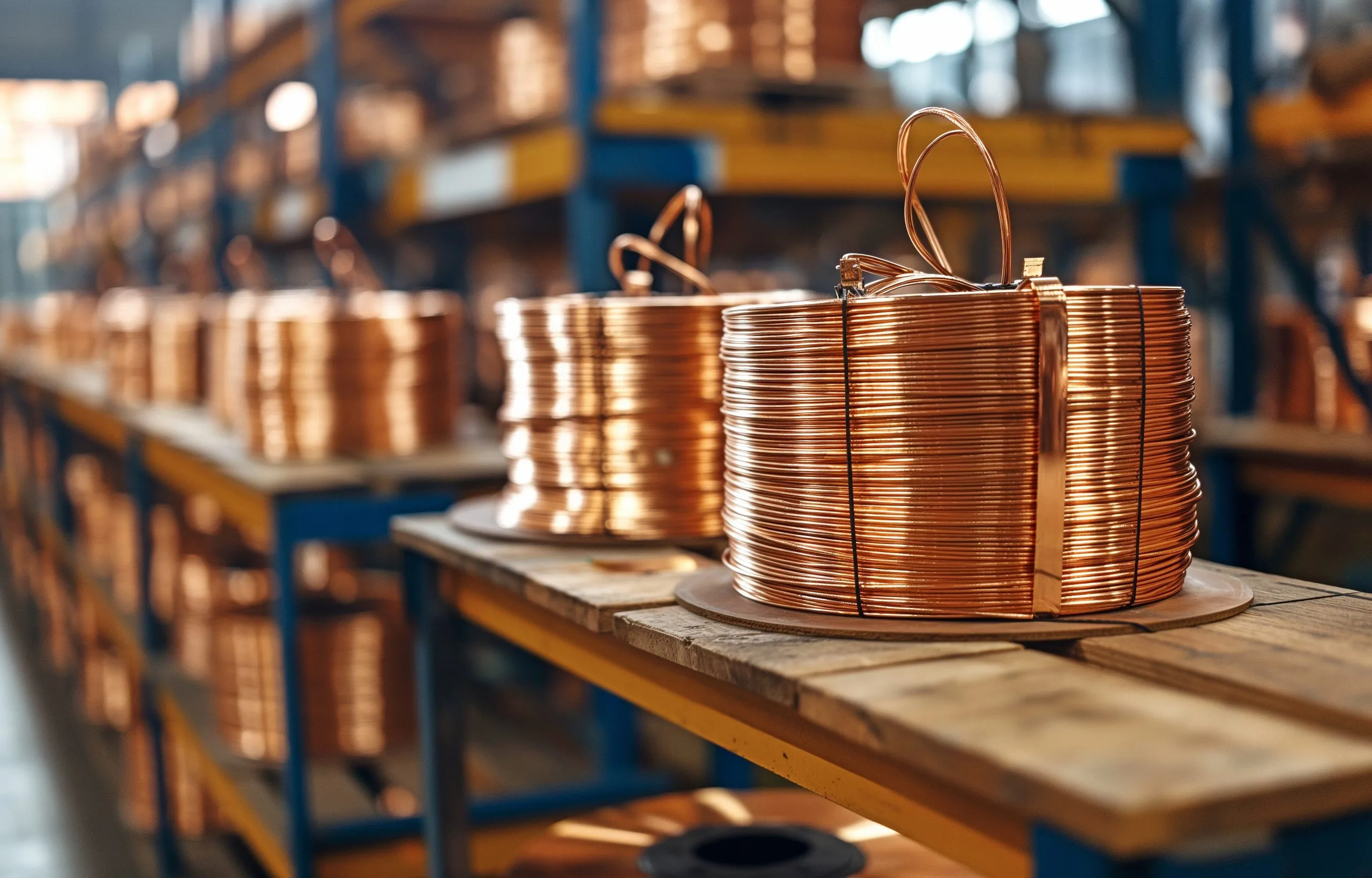 India Copper Foil Market Builds Opportunity as Global Copper Foil Demand Heads Toward USD 16.5 Billion shiny-windings-copper-cable-manufacturing-plant-warehouse-scaled