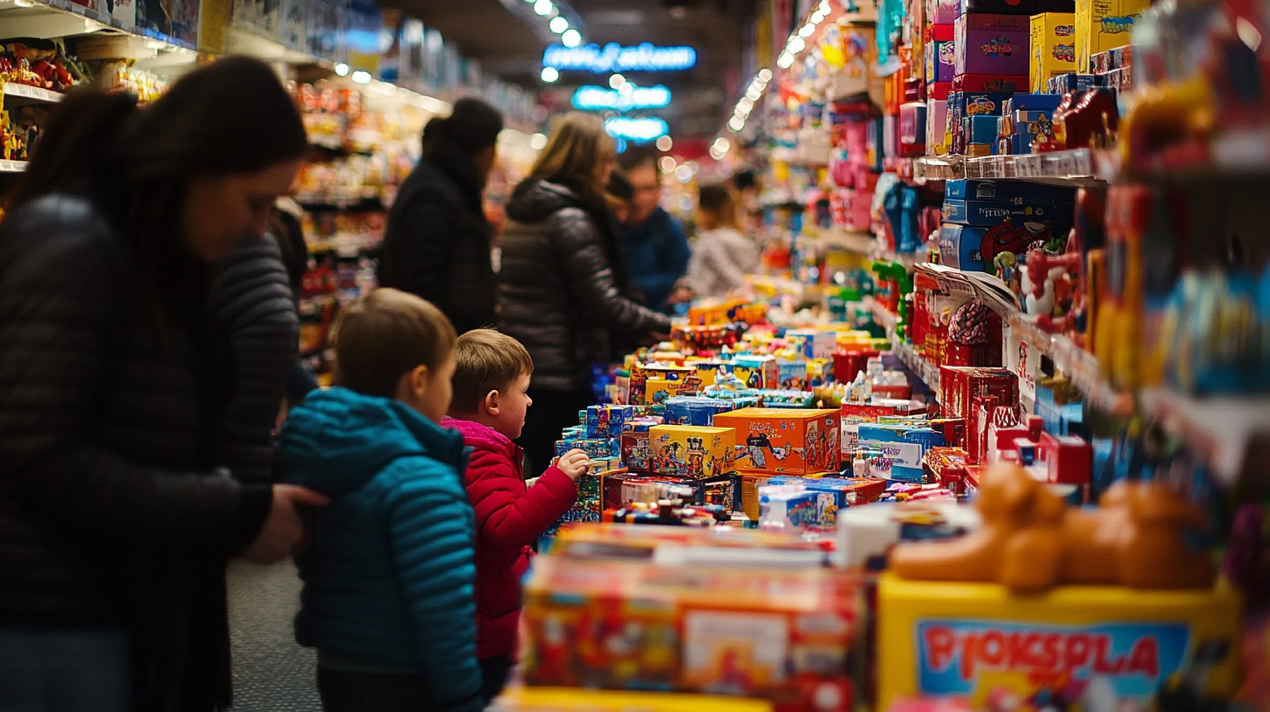 South Africa Toys and Games Market to Grow at 3.8 Percent CAGR Driven by E Commerce and Organized Retail store-with-bunch-kids-middle-it-scaled