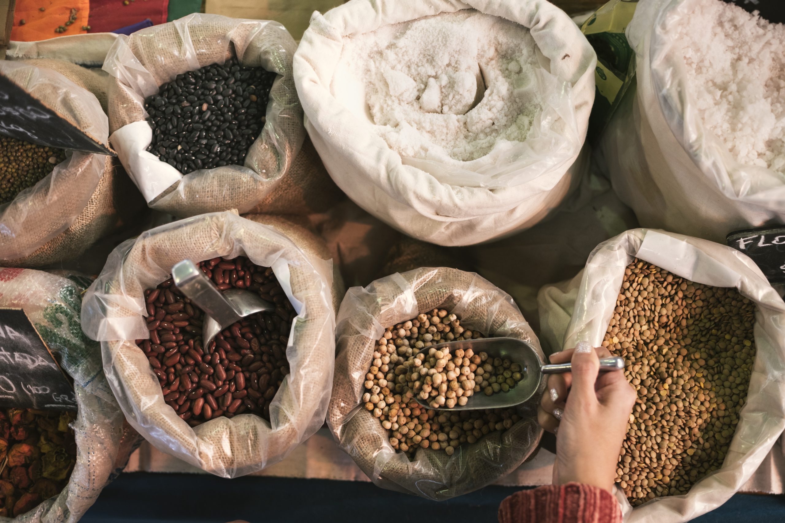 Nigeria Food Additives Market Outlook to 2035 top-view-arrangement-with-grains-bags-scaled