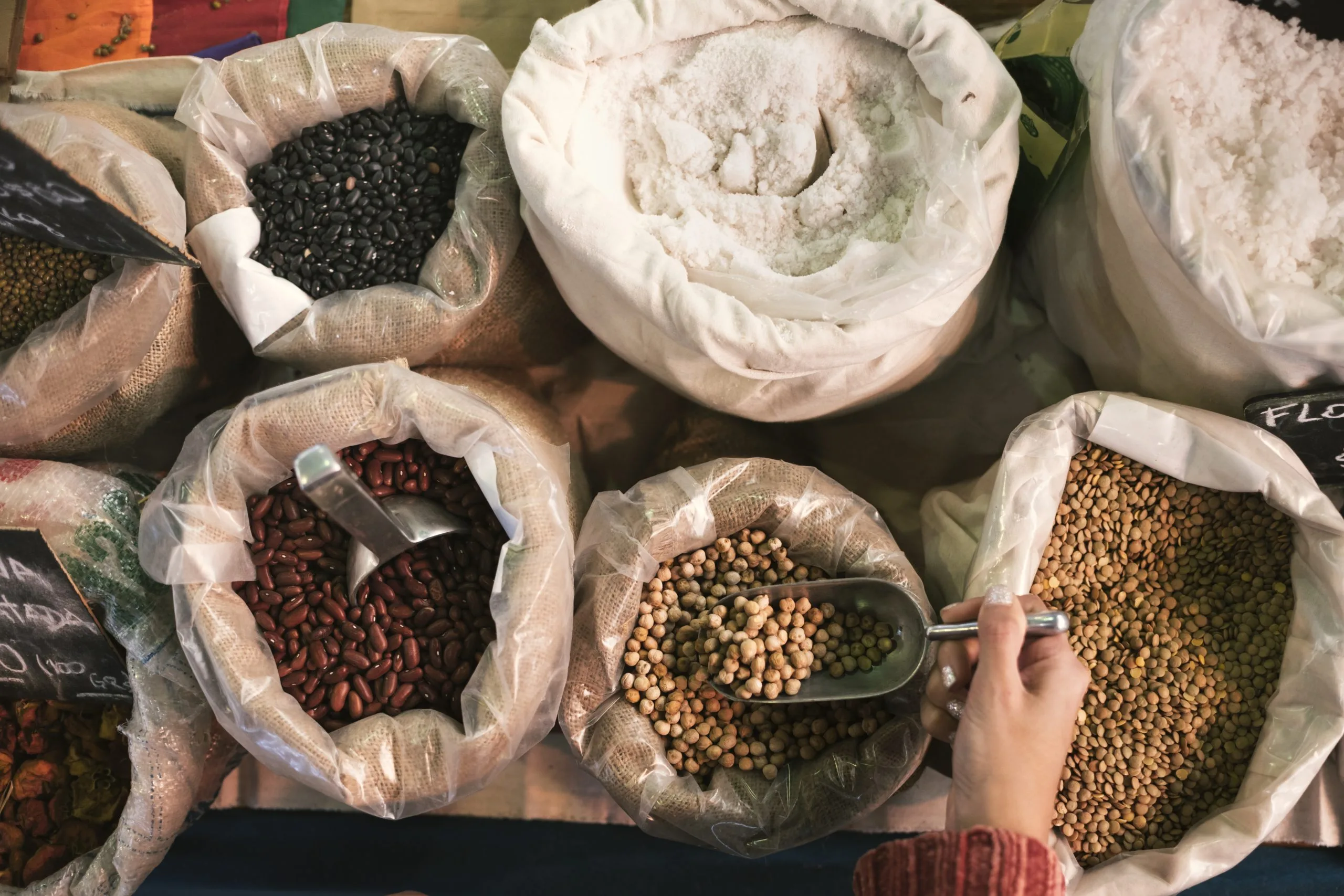 Nigeria Food Additives Market Outlook to 2035 top-view-arrangement-with-grains-bags-scaled