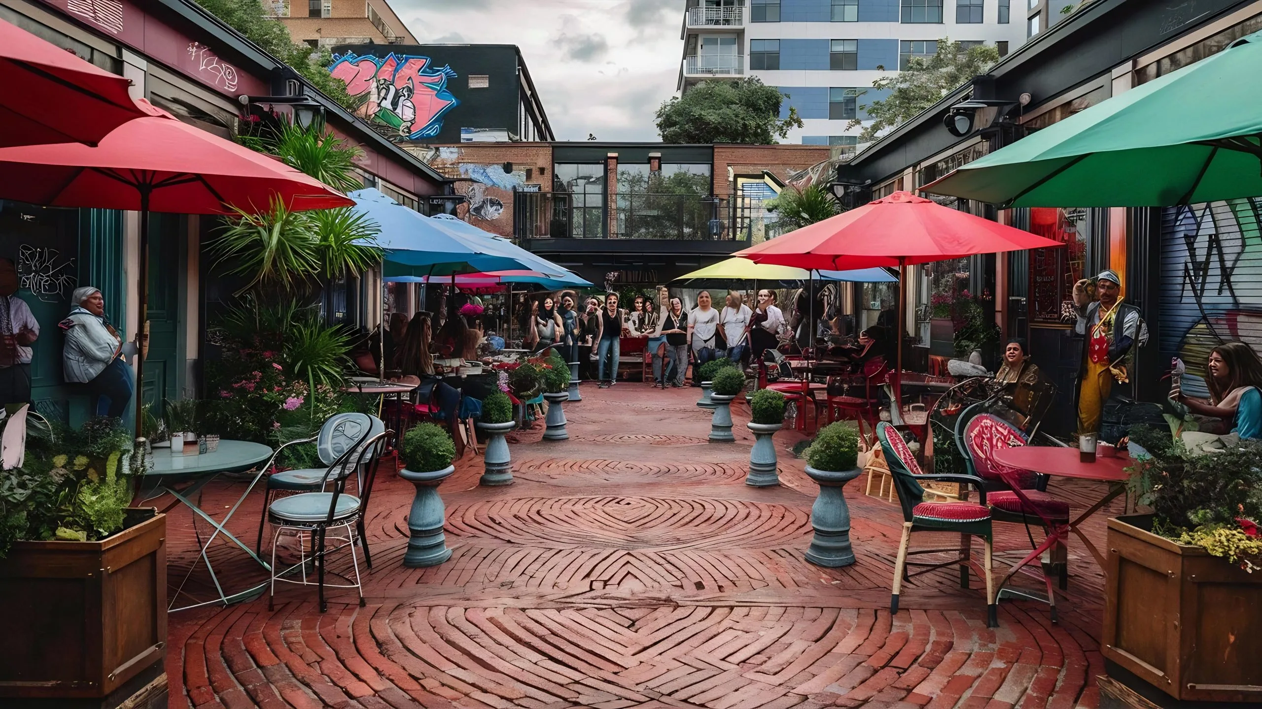 Singapore Cafes and Bars Market Expected to Reach USD 1.75 Billion Driven by Premium Coffee and Tourism Growth urban-view-with-brick-floor-small-cafe-near-building-scaled