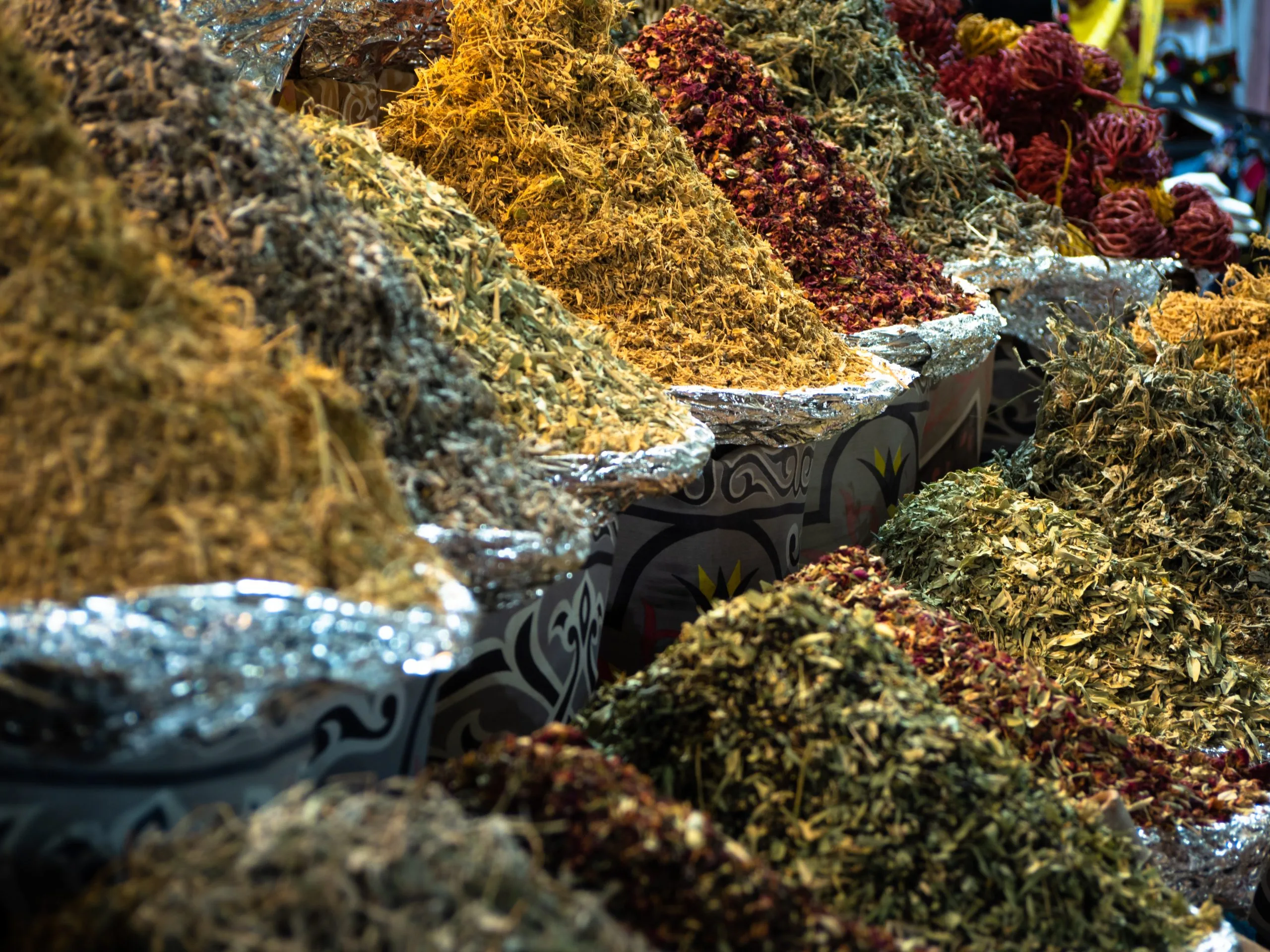 KSA Food Additives Market Outlook to 2035 various-colorful-spices-spice-bazaar-scaled