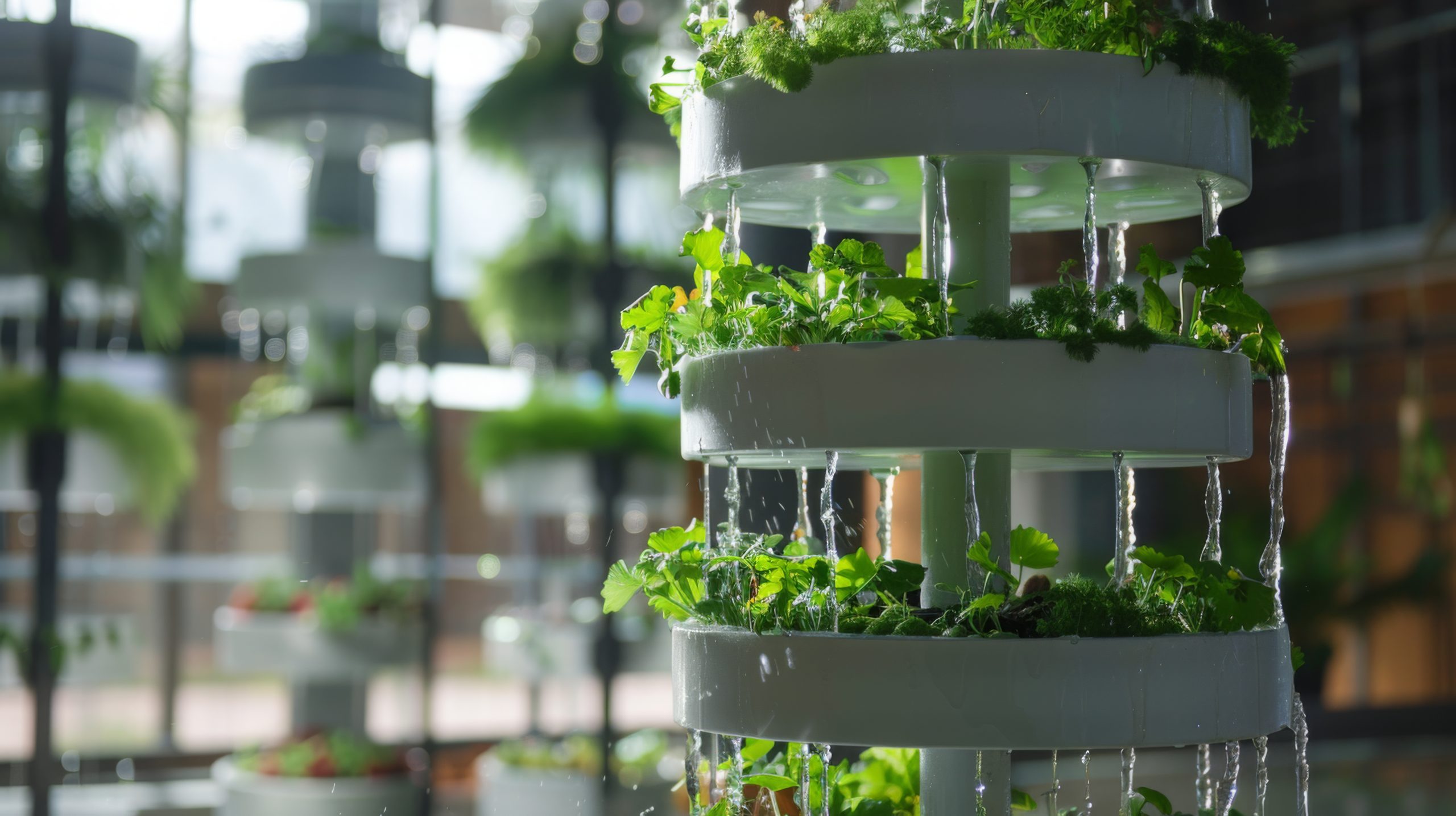 Brazil Vertical Farming Market Creates Opportunities as Global Vertical Farming Moves Toward USD 70.89 Billion vertical-hydroponic-garden-with-water-flow-scaled