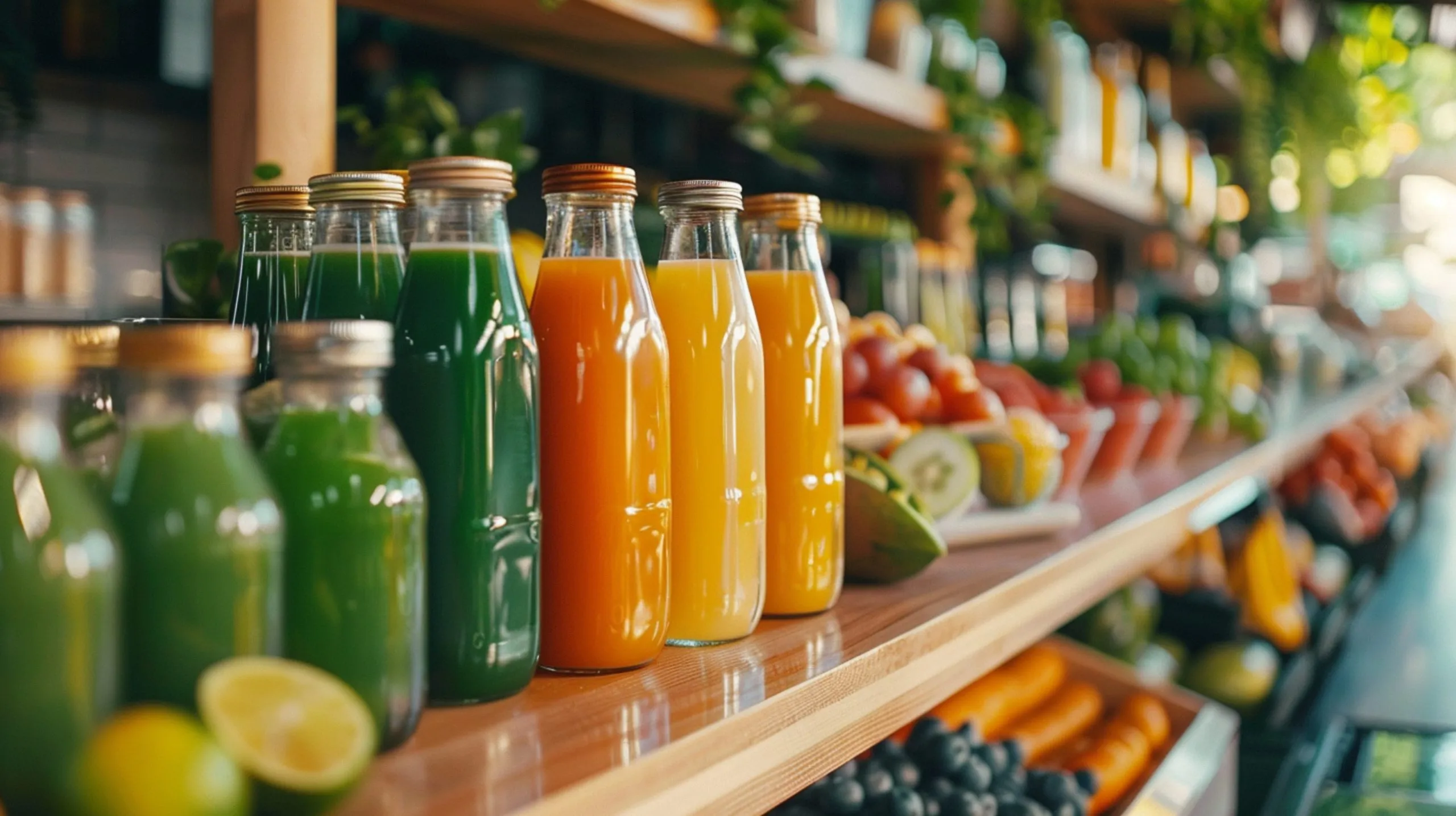 UAE Health Drinks Market Gains Momentum as Functional Beverages Head Toward USD 2.5 Billion vibrant-display-organic-smoothies-fresh-juices-with-colorful-fruits-vegetables-2-scaled