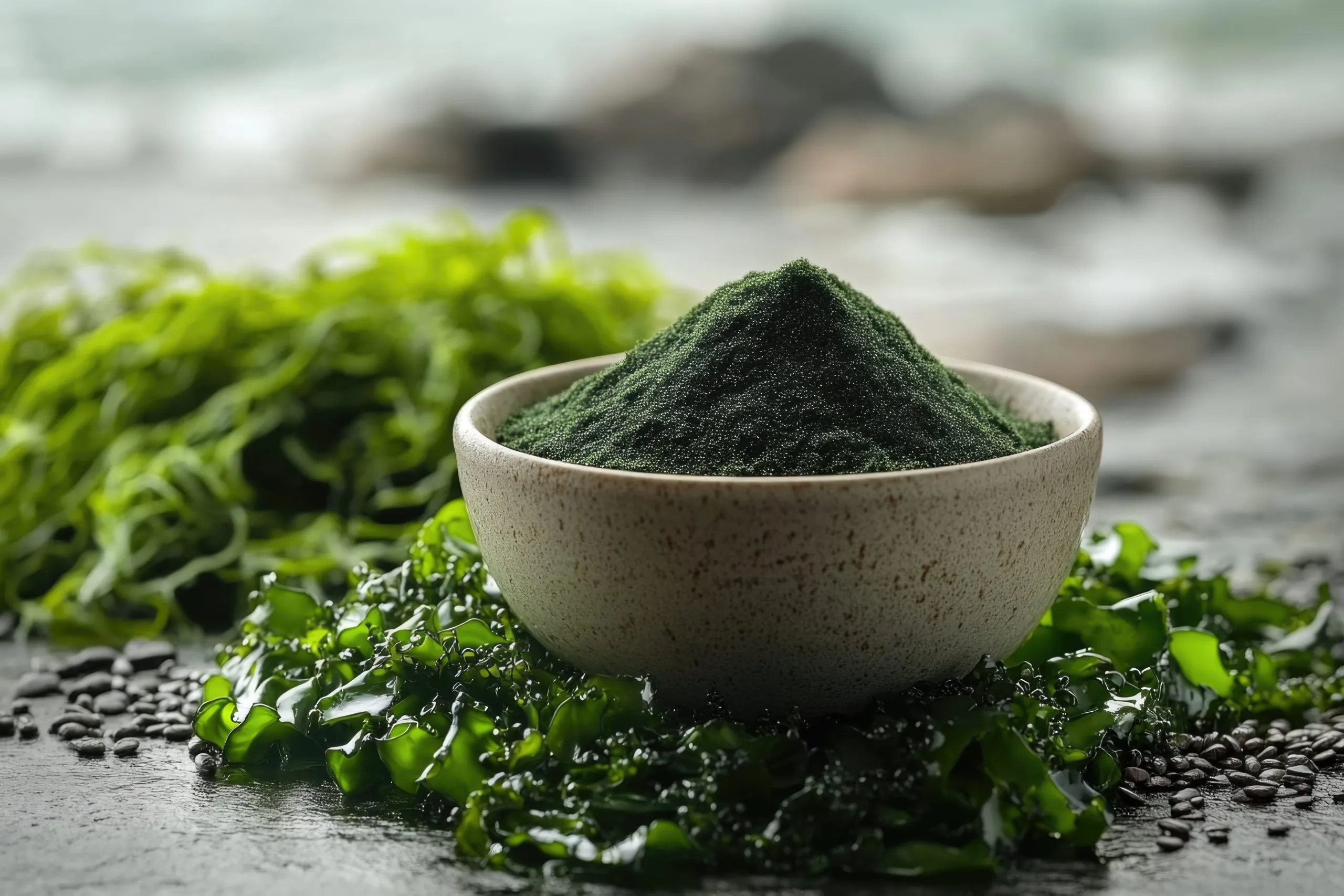Singapore Algae Omega 3 Ingredient Market Outlook to 2035 vibrant-superfood-blend-laminaria-kelp-spirulina-powder-white-bowl-background-scaled