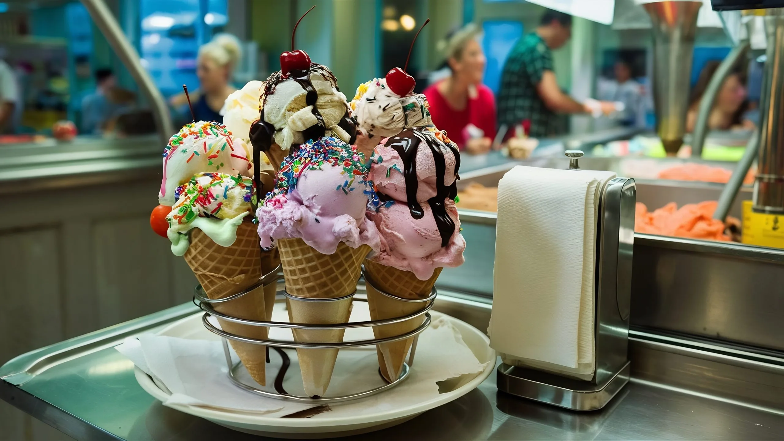 South Africa Dairy Free Ice Cream Market Strengthens as South Africa Ice Cream Revenue Reaches USD 274.1 Million waffle-cone-with-ice-cream-board-near-napkins-scaled
