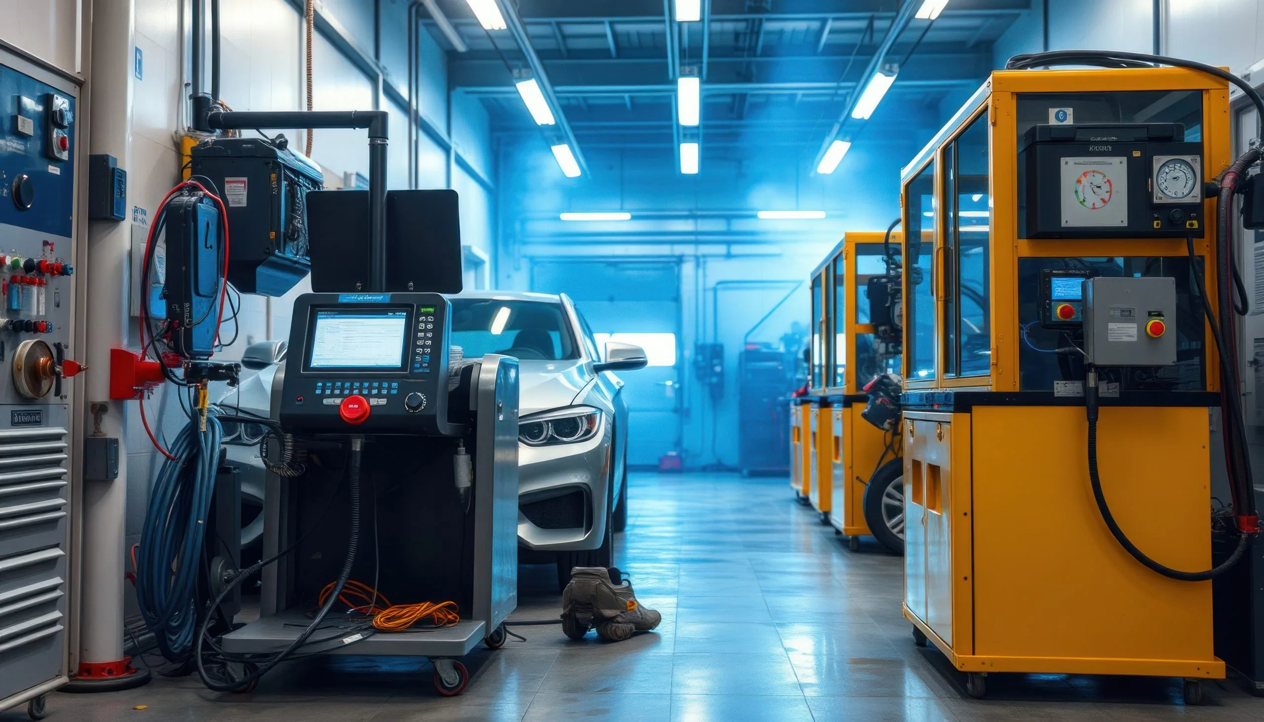 Vietnam Petrol Genset Market Outlook to 2035 automotive-workshop-with-machinery-tools-scaled
