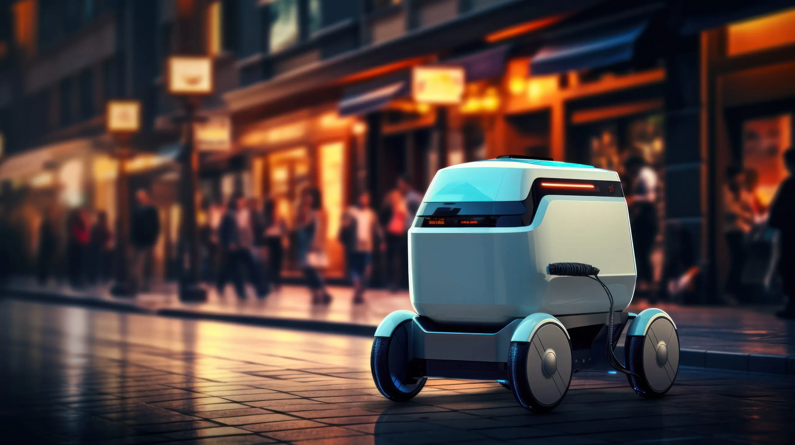 USA Autonomous Mobile Robots Market Outlook to 2035 autonomous-delivery-robot-urban-street-scaled