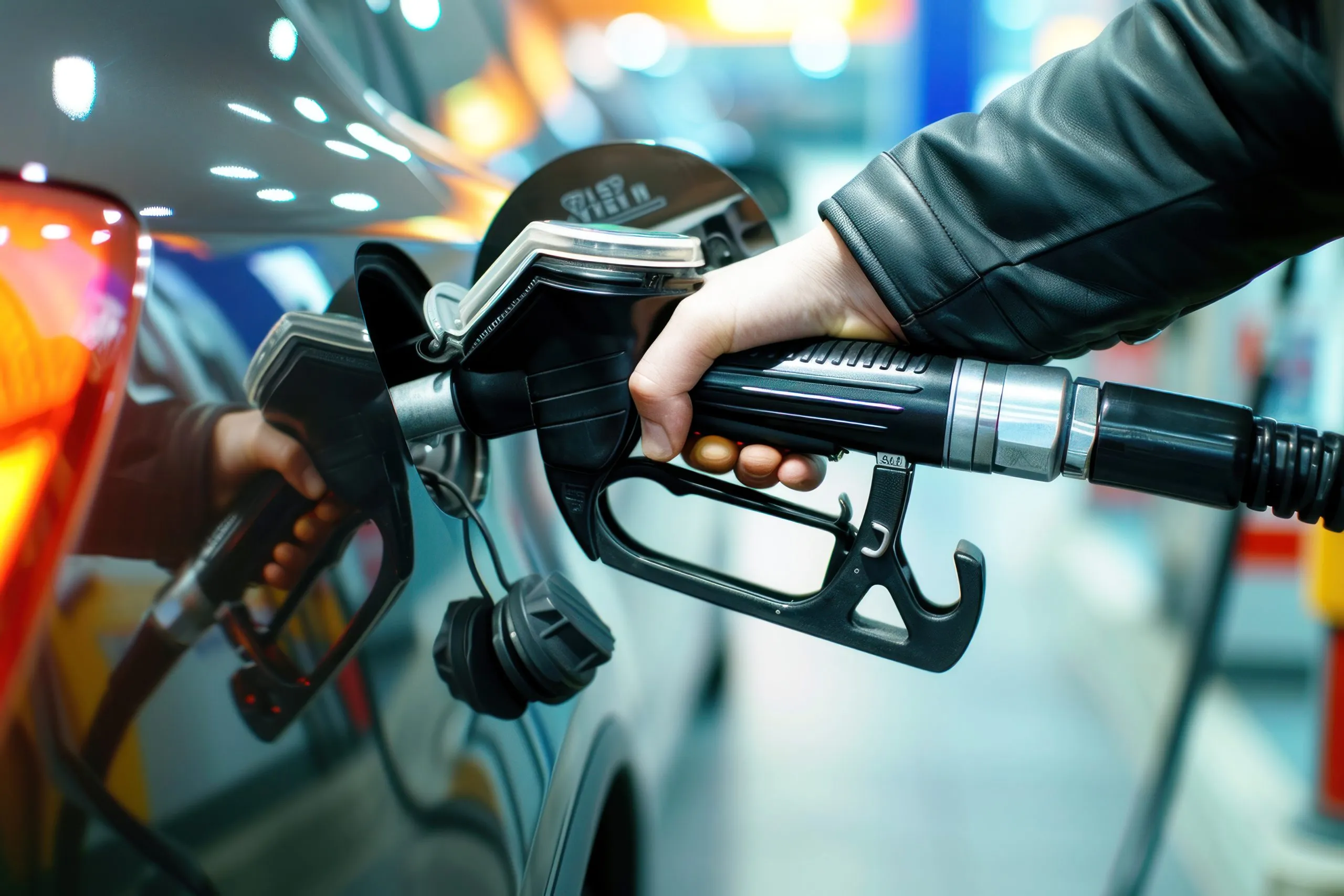 India Petrol Genset Market Outlook to 2035 close-up-image-hand-filling-up-car-with-gas-gas-station-scaled