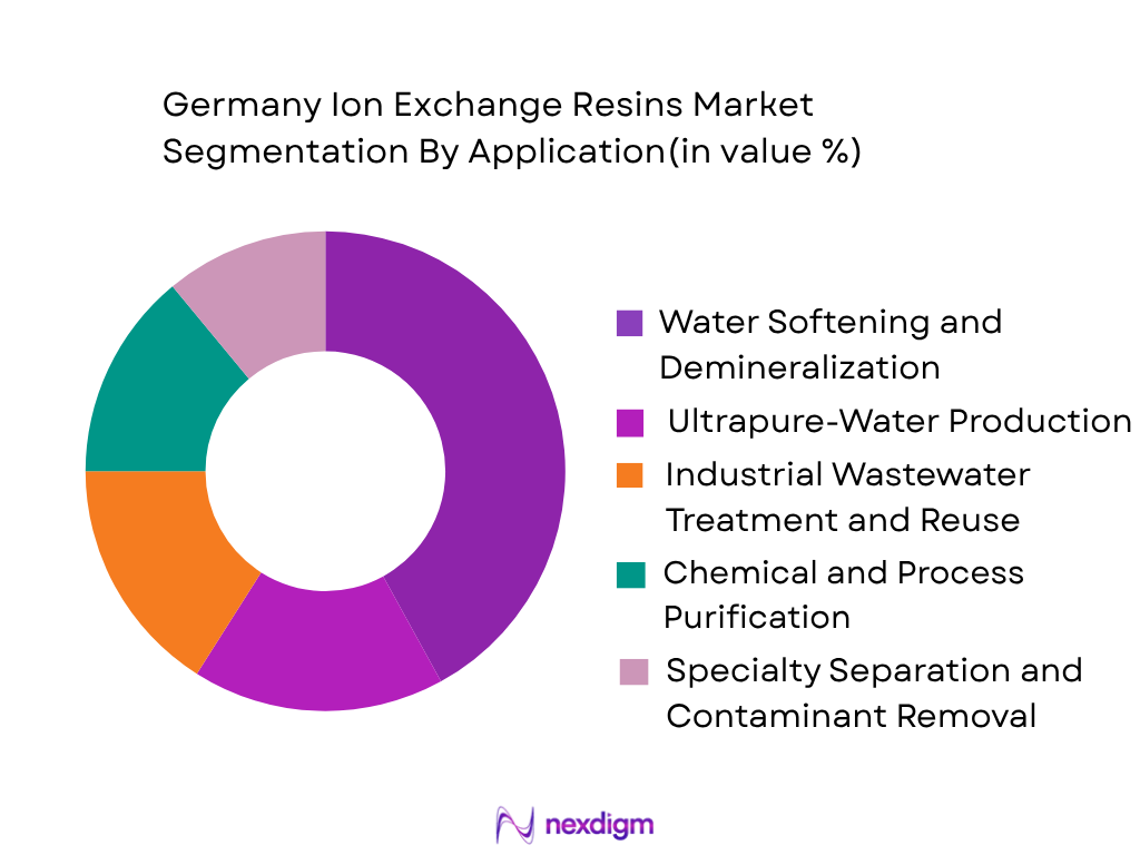Germany Ion Exchange Resins Market by application