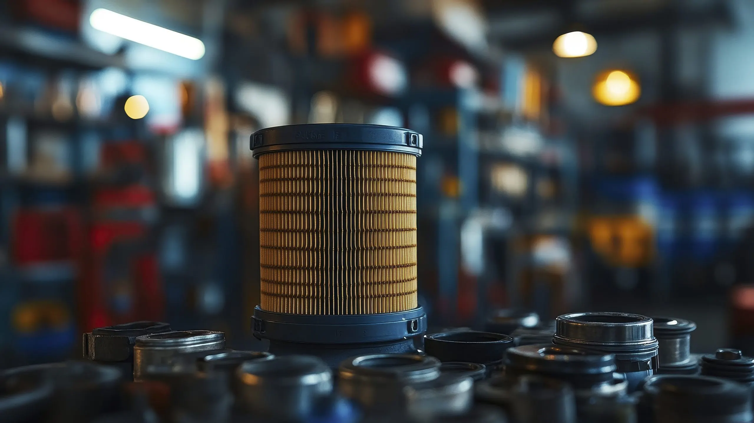 USA Automotive Filters Market Outlook to 2035 industrial-scene-showcasing-air-filter-busy-workshop-scaled