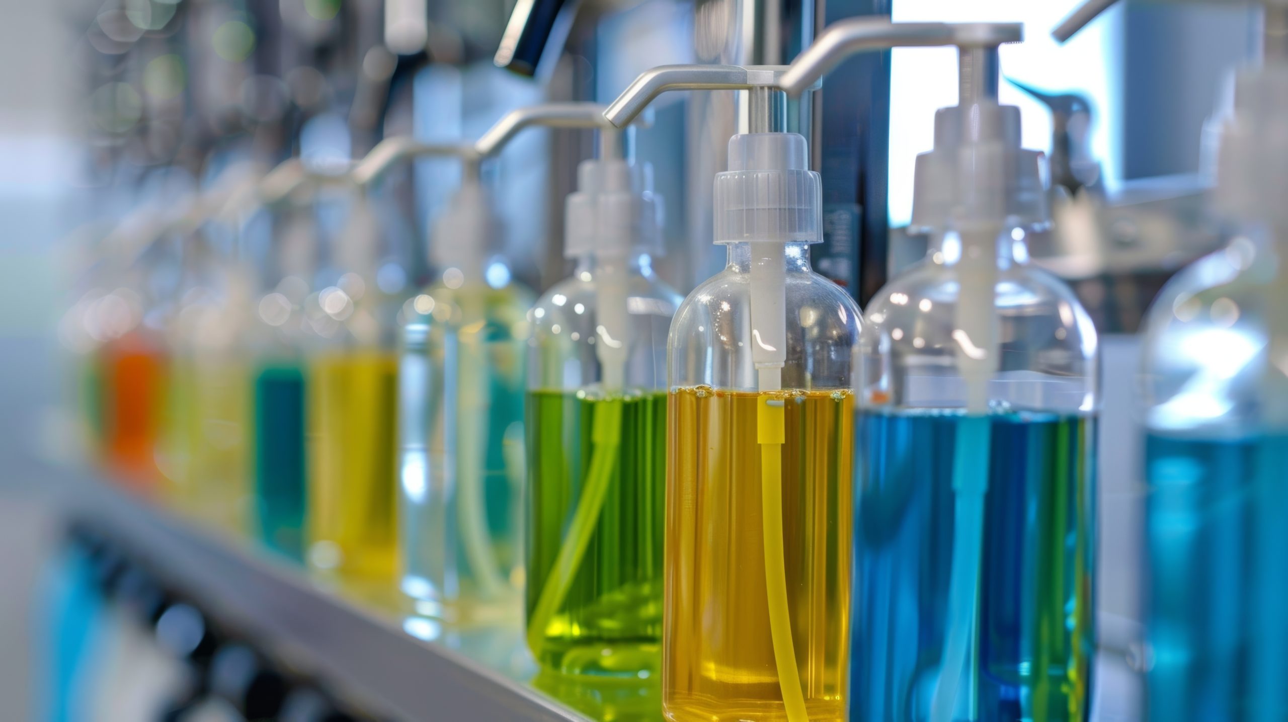 Qatar Industrial and Institutional Cleaning Chemicals Market Outlook to 2035 refill-station-liquid-products-such-as-shampoo-soap-dishwashing-liquid-with-large-bottles-scaled