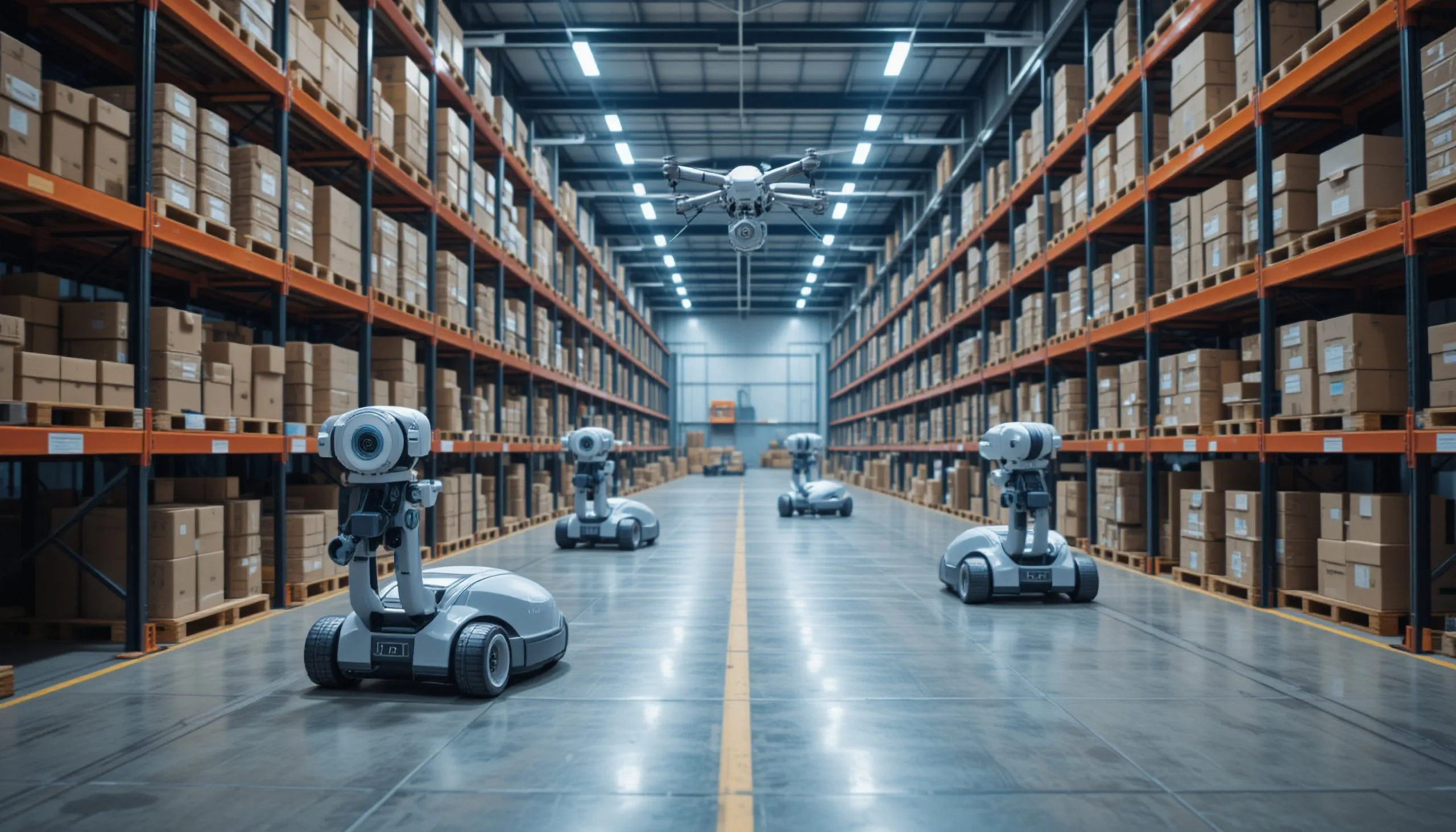 KSA Warehouse Robotics Market Outlook to 2035 warehouse-with-robot-it-that-says-robot-scaled